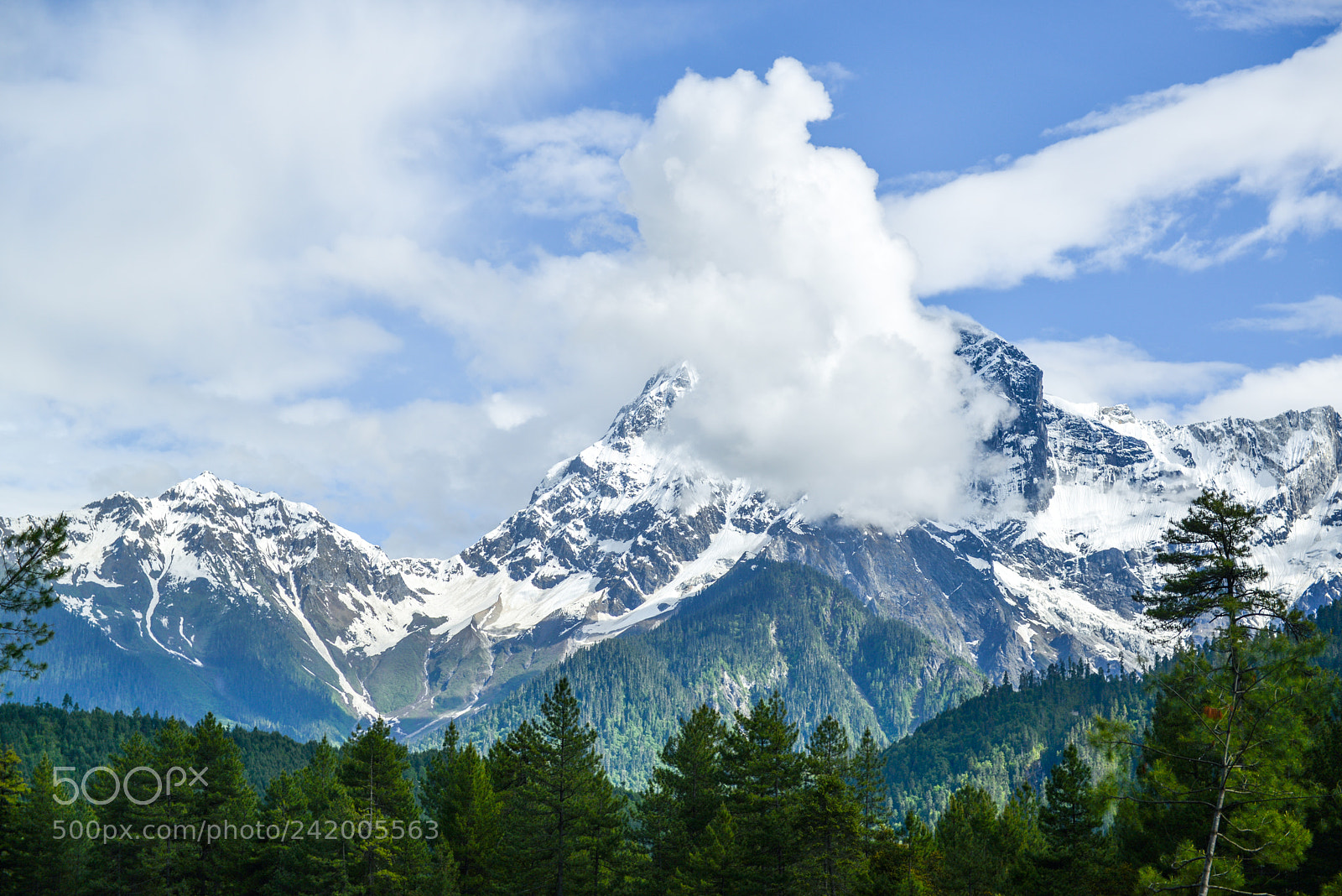 Nikon D600 sample photo. Tibet snow mountain photography