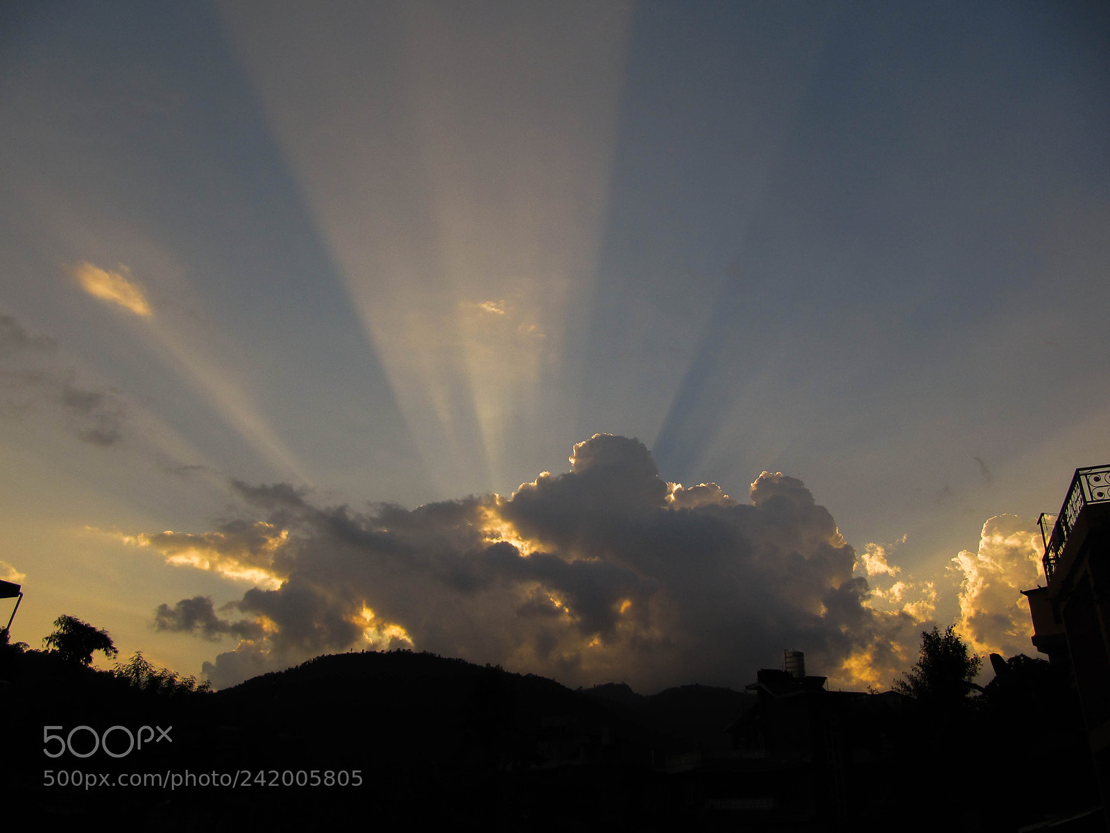 Canon PowerShot SX200 IS sample photo. Sunset in pokhara photography