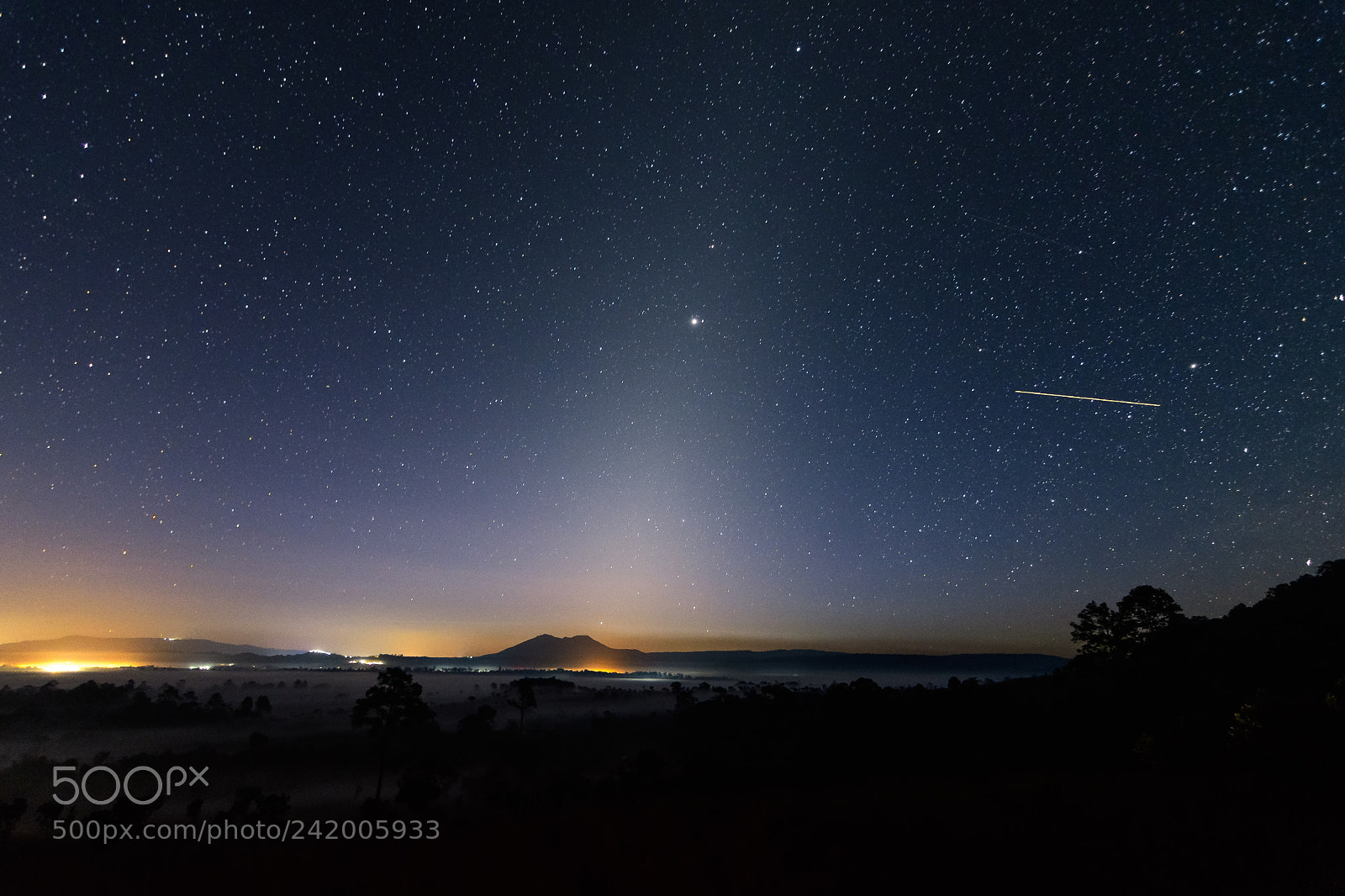 Nikon D500 sample photo. Zodiacal light on sky photography