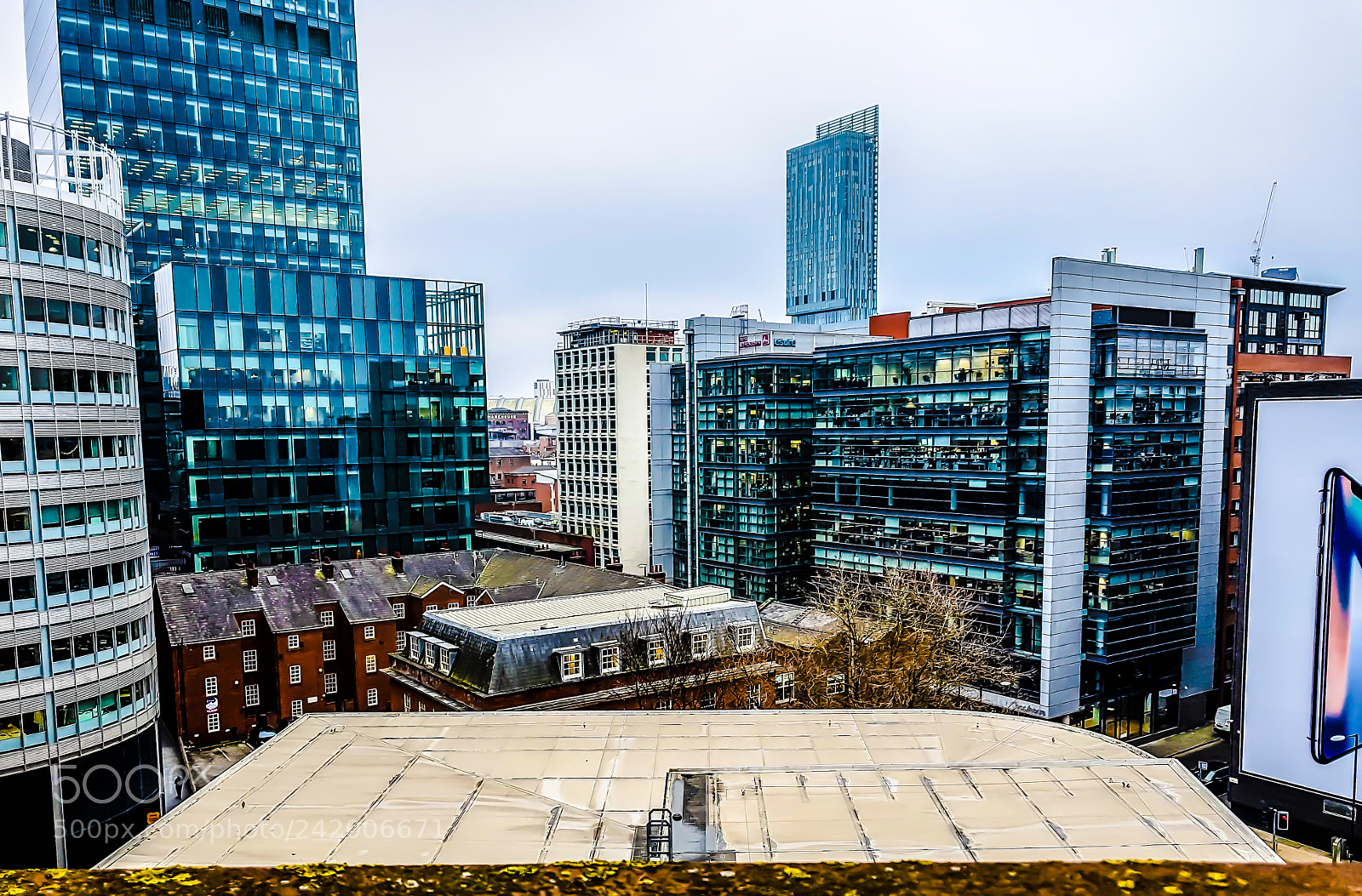 Samsung Galaxy S7 sample photo. Manchester skyline photography