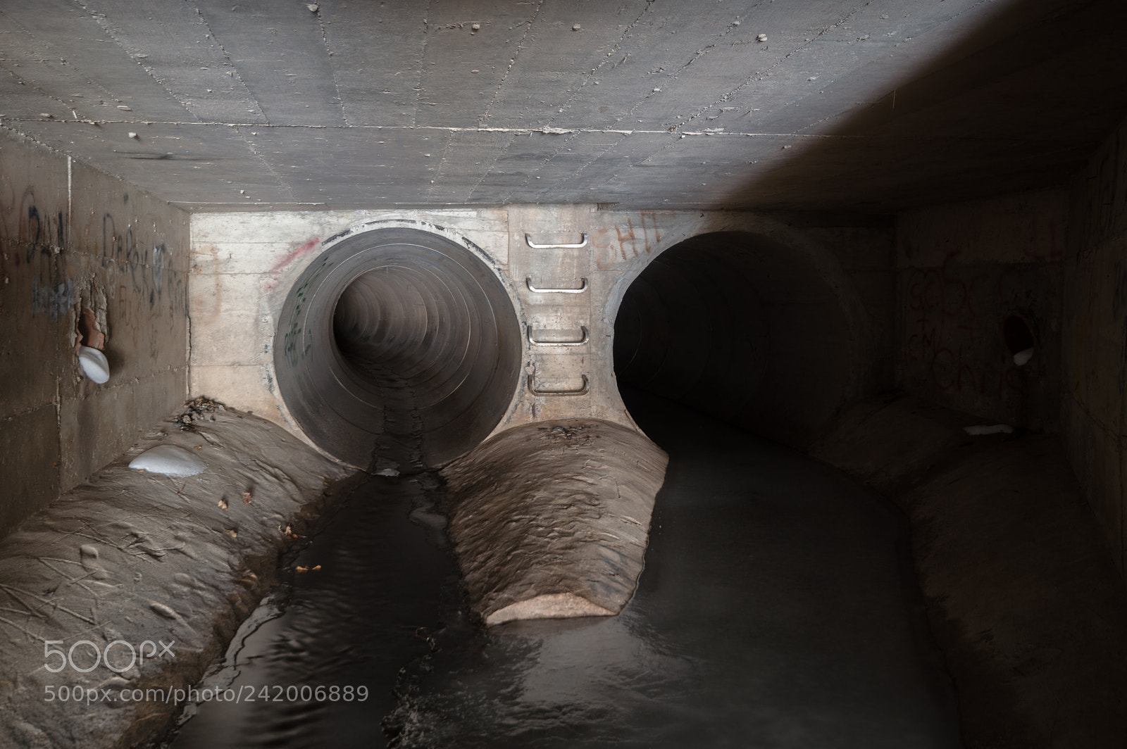 Nikon D3200 sample photo. Drain outflow urban exploring photography