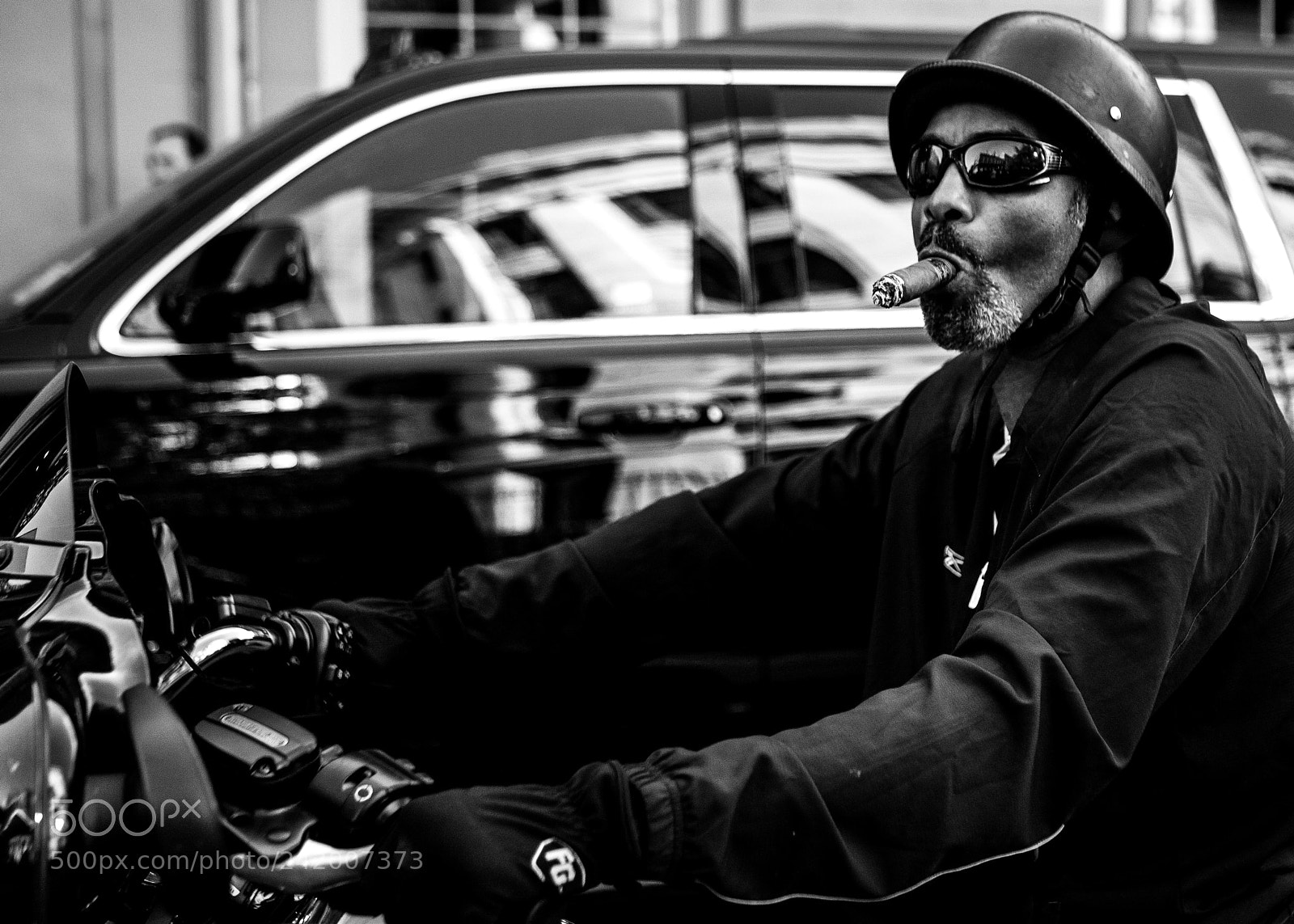 Canon EOS-1Ds Mark III sample photo. Biker photography