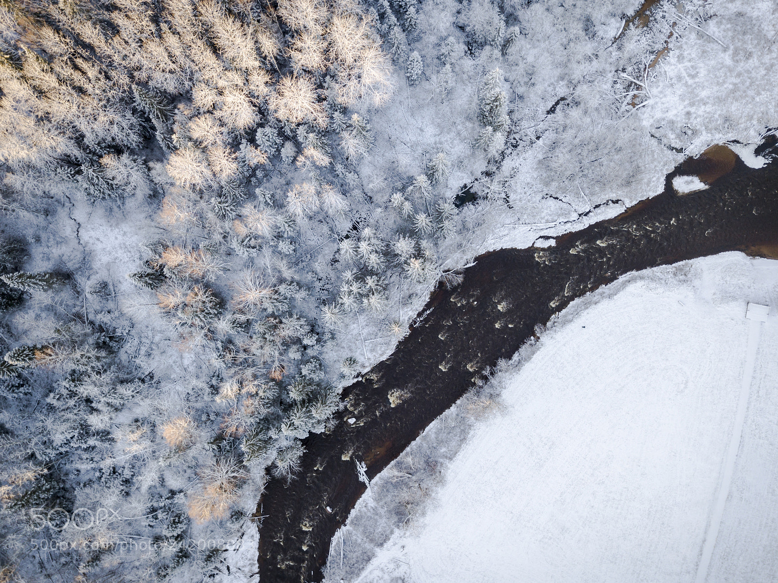 DJI FC220 sample photo. Winter landscape 3 photography