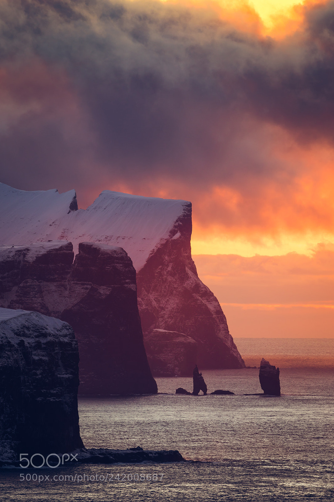 Canon EOS 7D Mark II sample photo. Sunset in the faroe photography
