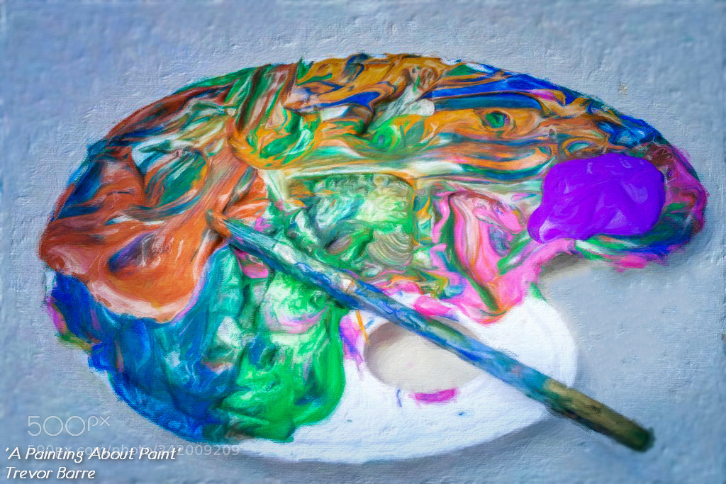 Canon EOS 650D (EOS Rebel T4i / EOS Kiss X6i) sample photo. A painting about paint photography