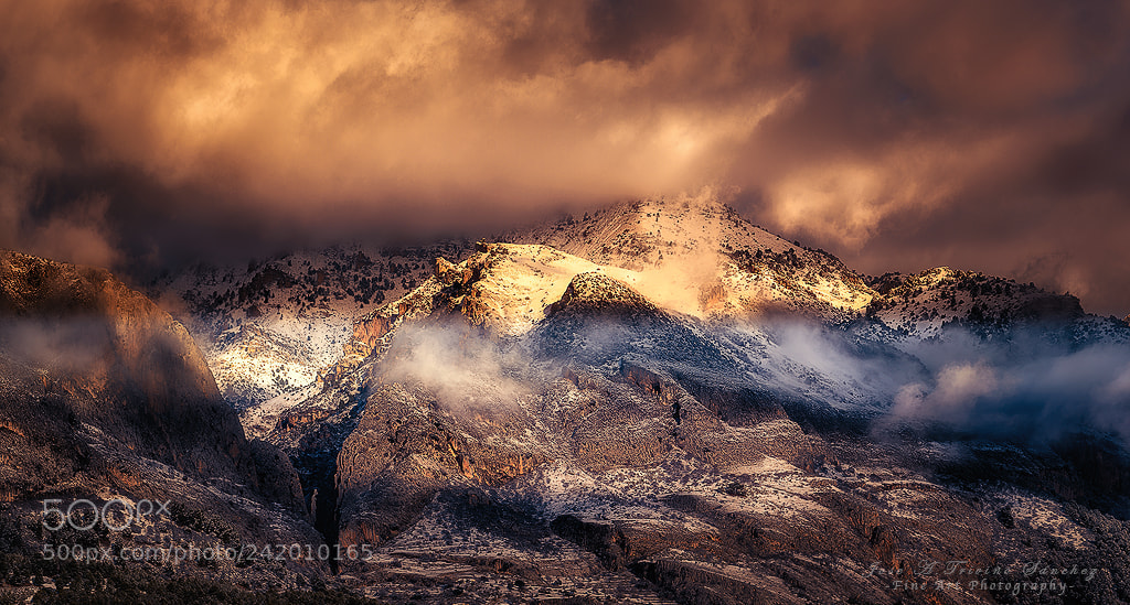 Nikon D800 sample photo. Snow-covered mountains of the photography