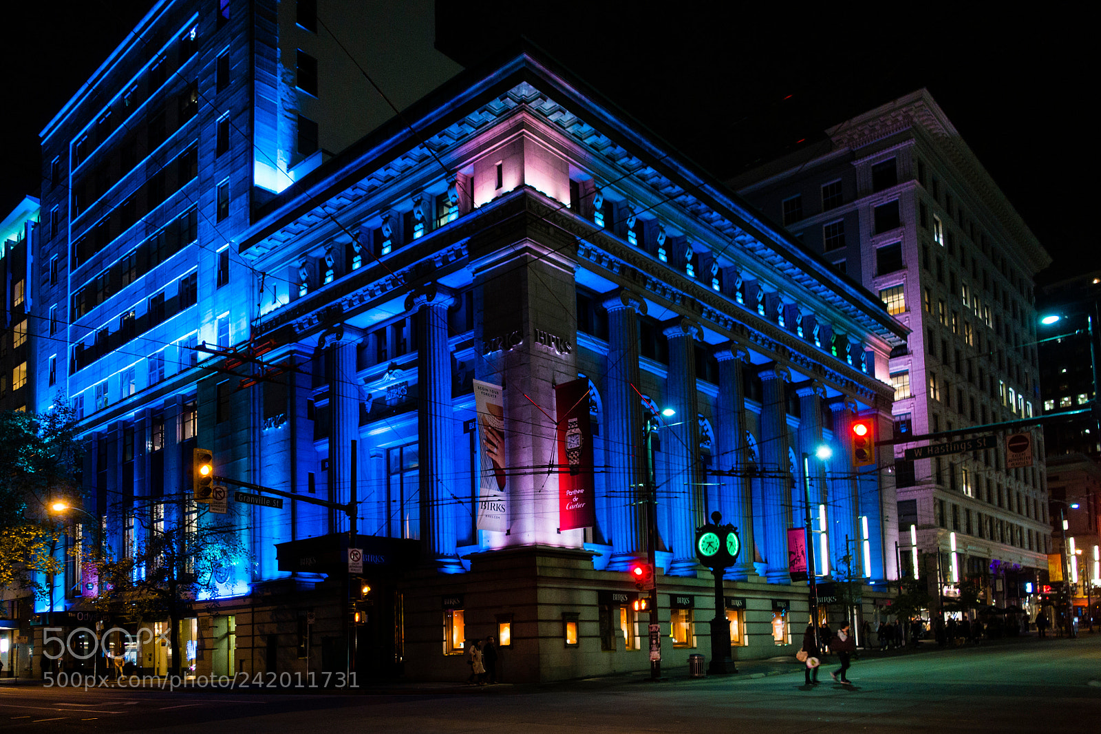 Sony Cyber-shot DSC-RX100 III sample photo. Vancouver at night photography