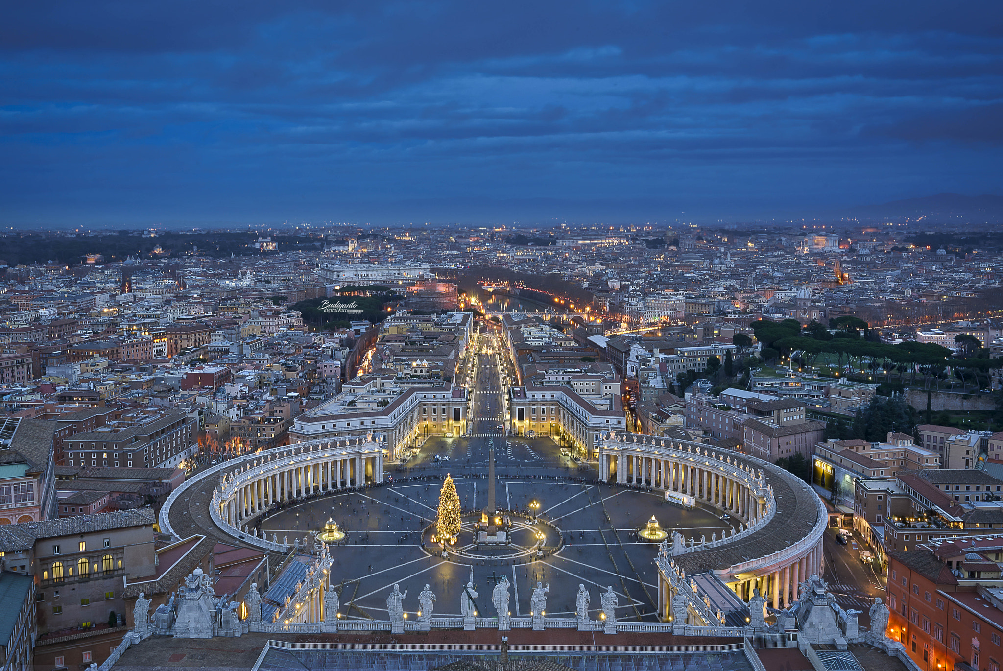 Sony FE 16-35mm F2.8 GM sample photo. View from vatican cupola photography
