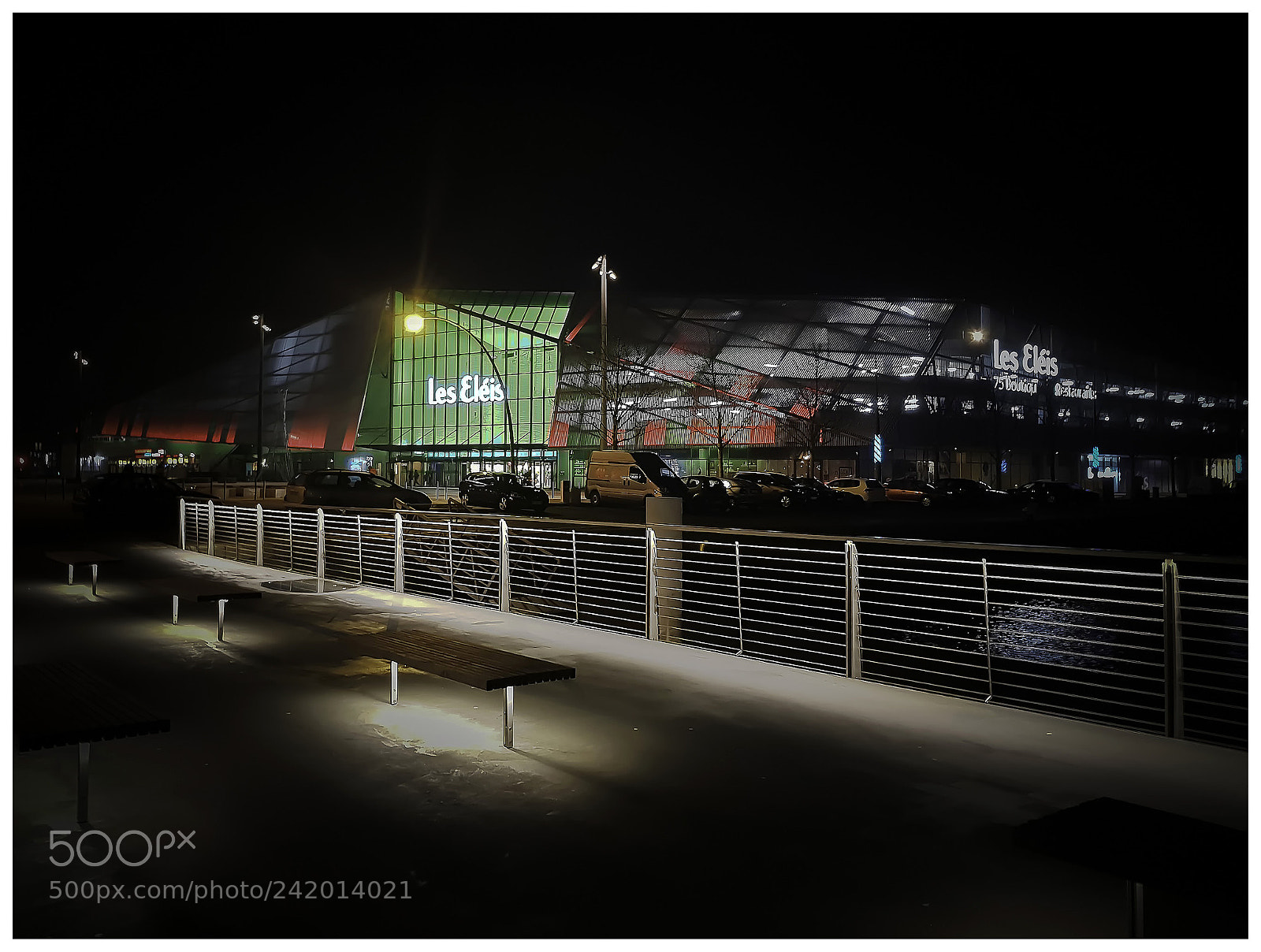 Samsung Galaxy S8 sample photo. Cherbourg by night photography