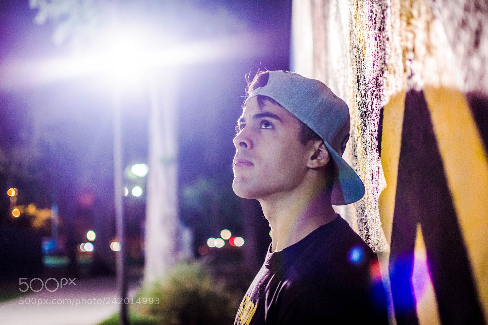 Nikon D7200 sample photo. Man portrait night bboy photography
