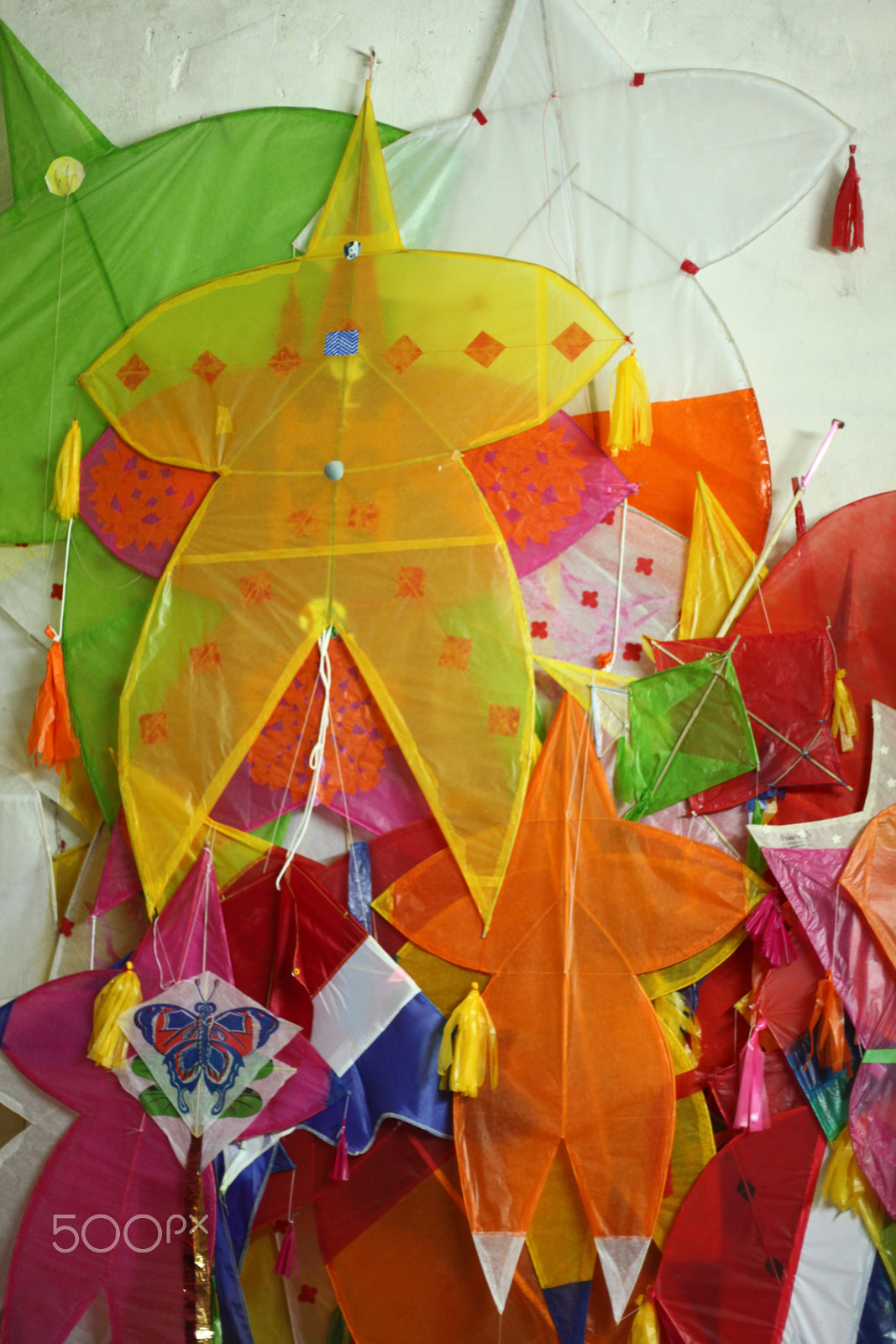 Canon EF 50mm F1.8 II sample photo. Kites wall photography