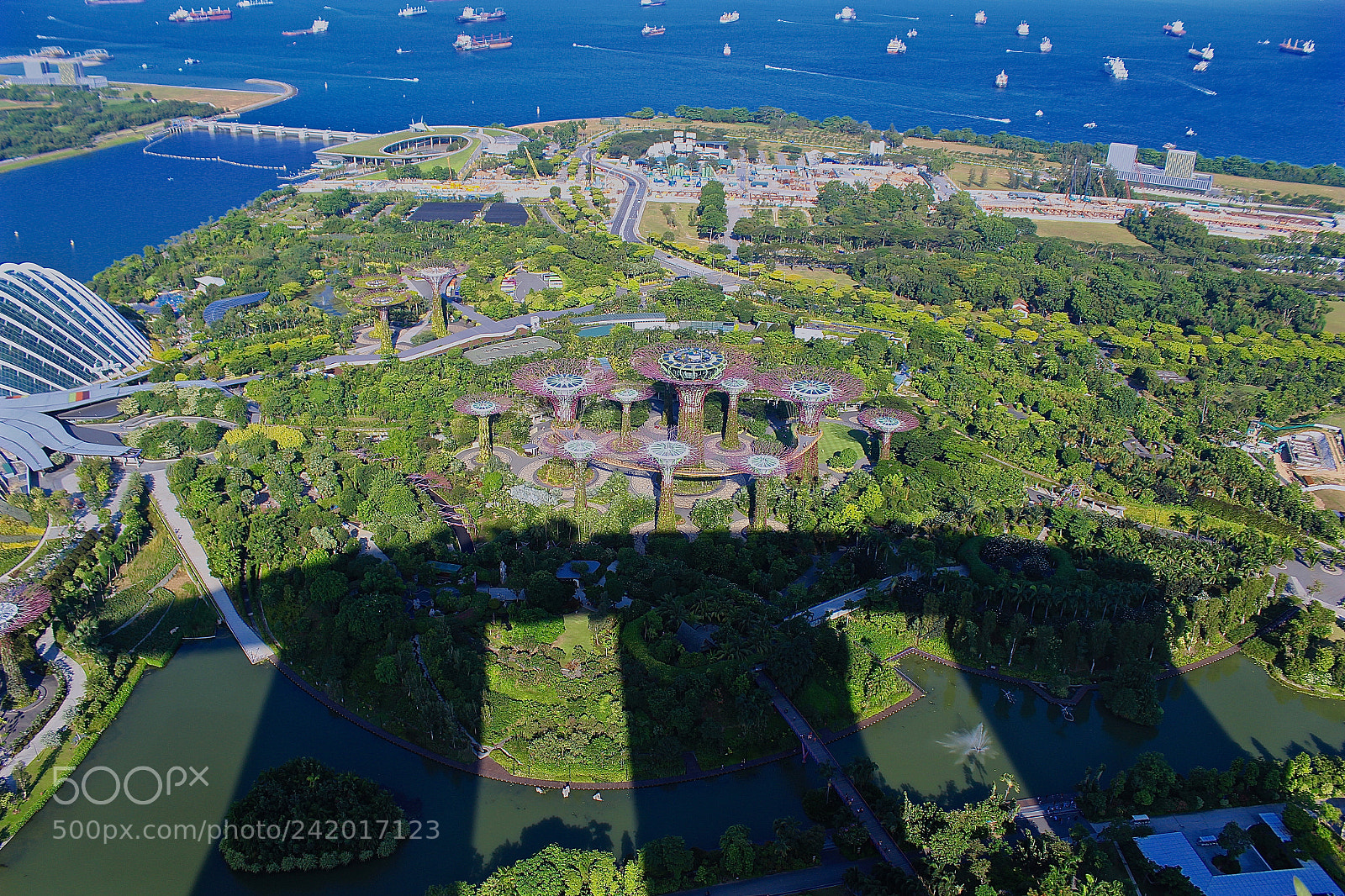 Canon EOS 100D (EOS Rebel SL1 / EOS Kiss X7) sample photo. Singapore from above photography