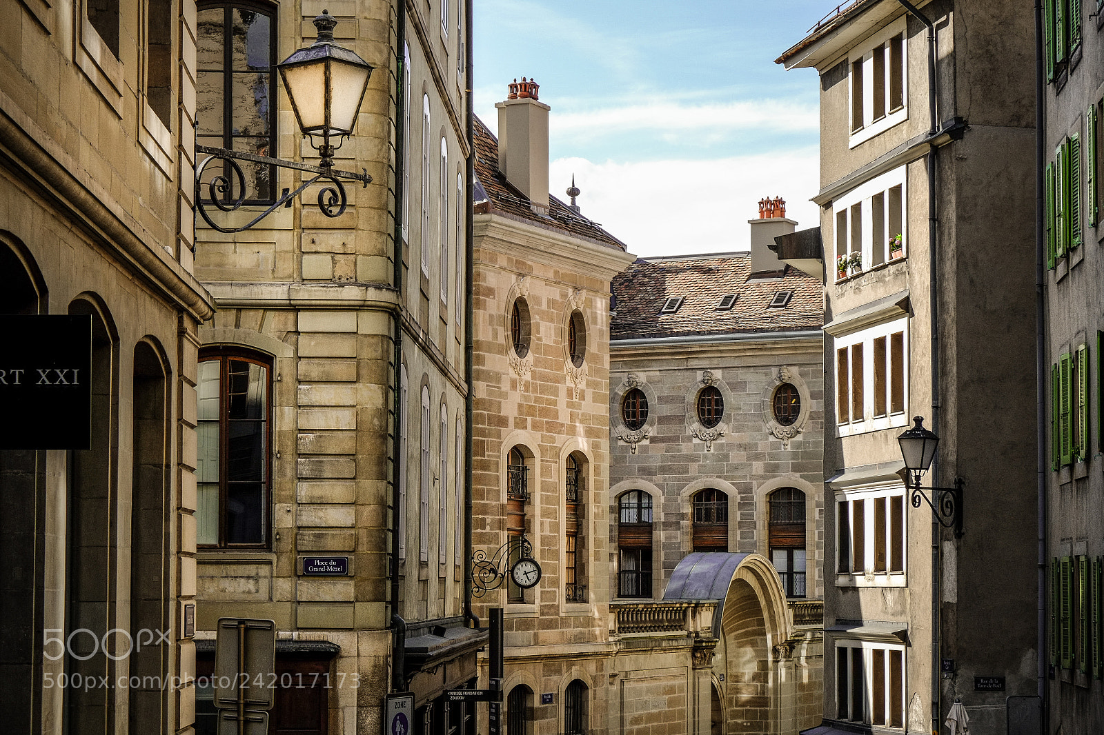 Fujifilm X-E1 sample photo. Geneva - old town photography