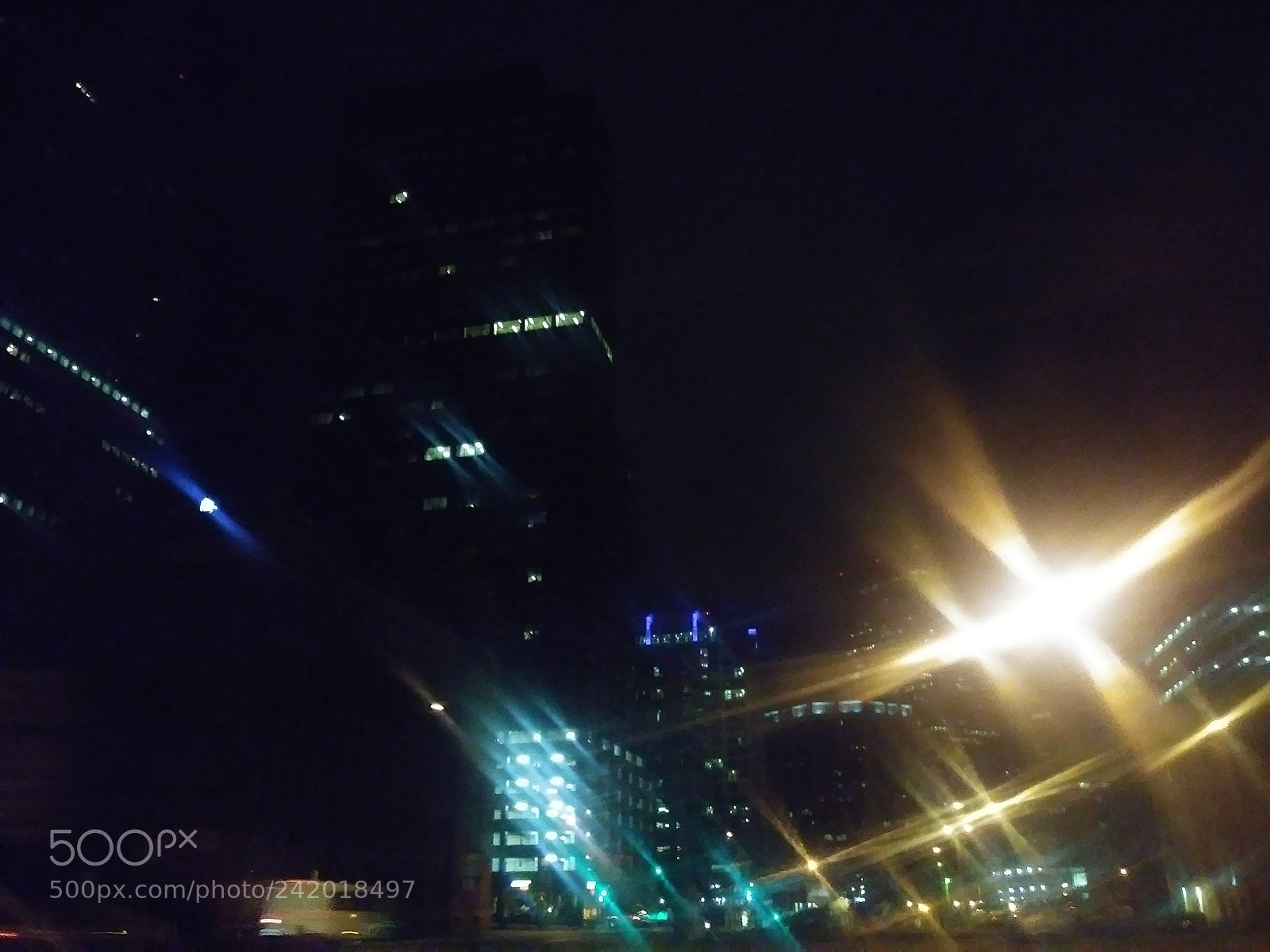 LG K20 PLUS sample photo. Denver night photography