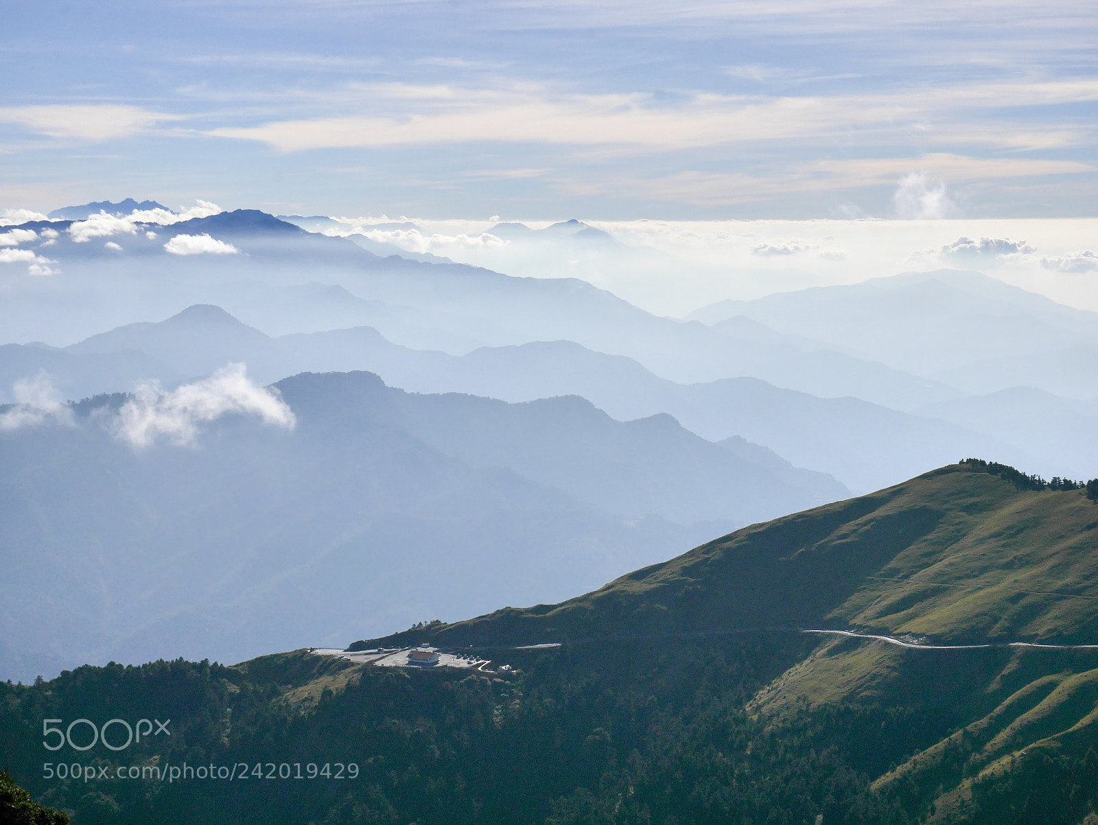 Panasonic Lumix DMC-GF7 sample photo. 合歡山東峰上的風景 photography