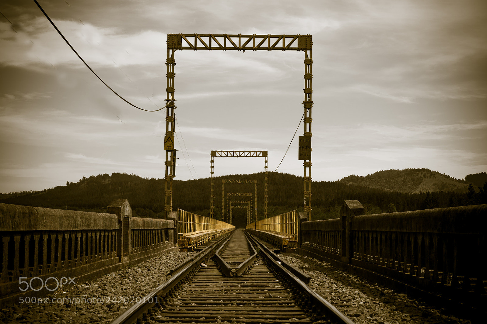 Nikon D7100 sample photo. Puente ferroviario photography