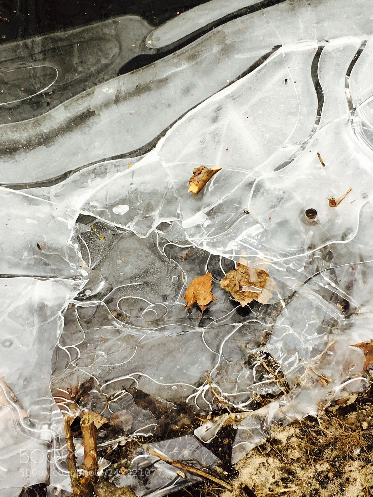Apple iPhone 6s sample photo. Through the ice photography