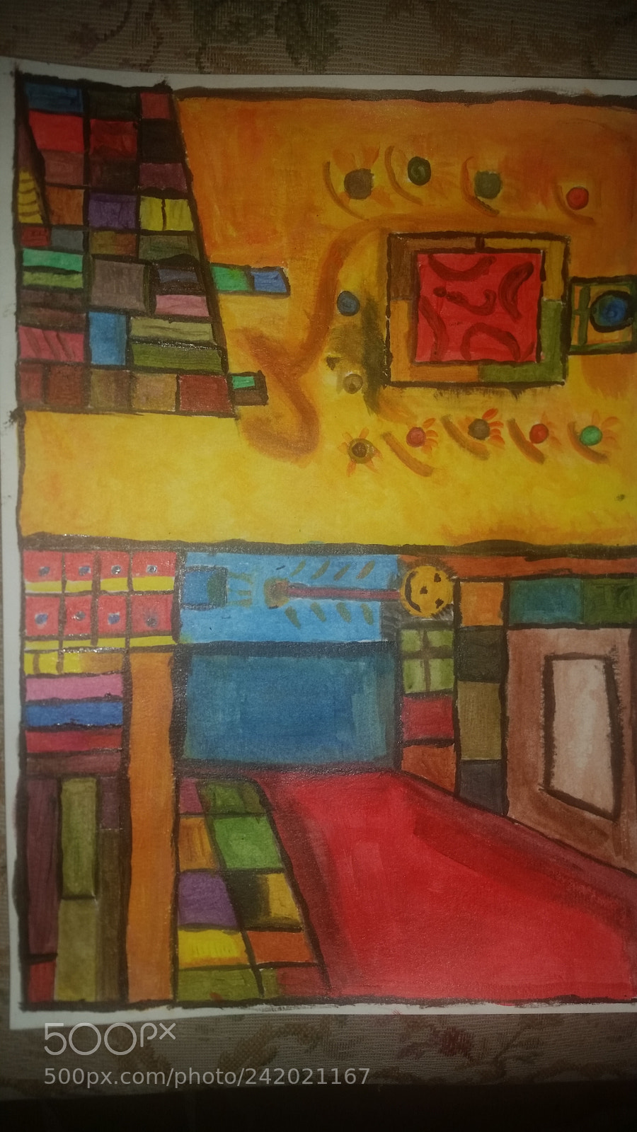 Samsung Galaxy S5 sample photo. Abstract painting photography