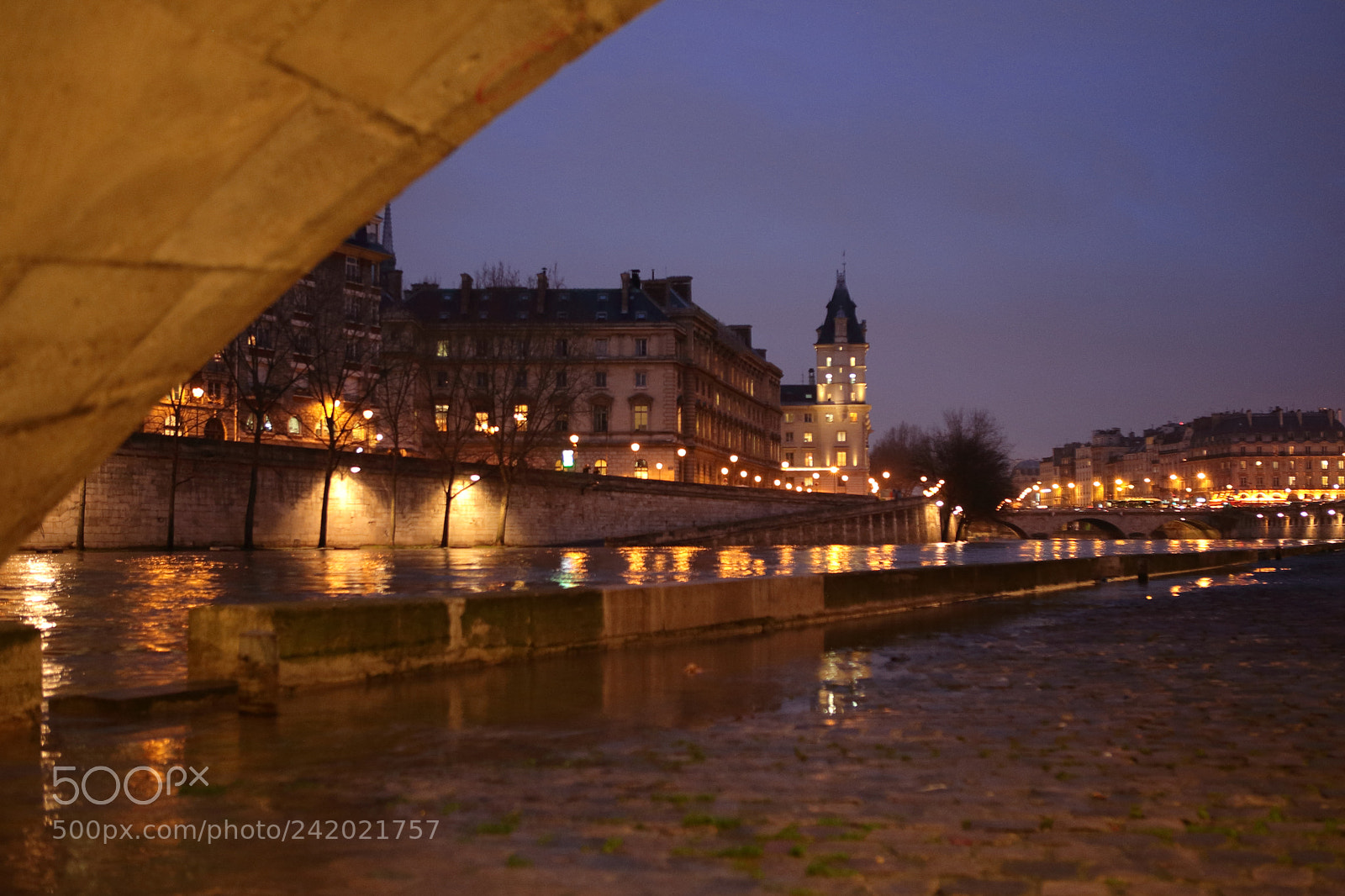 Canon EOS 5D sample photo. Nuit quai des orf photography