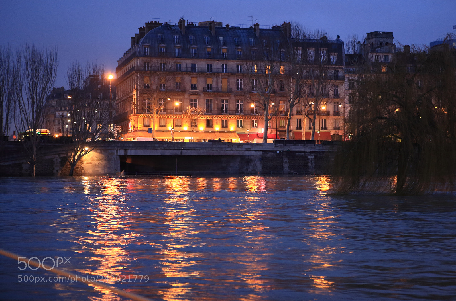 Canon EOS 5D sample photo. Nuit seine photography
