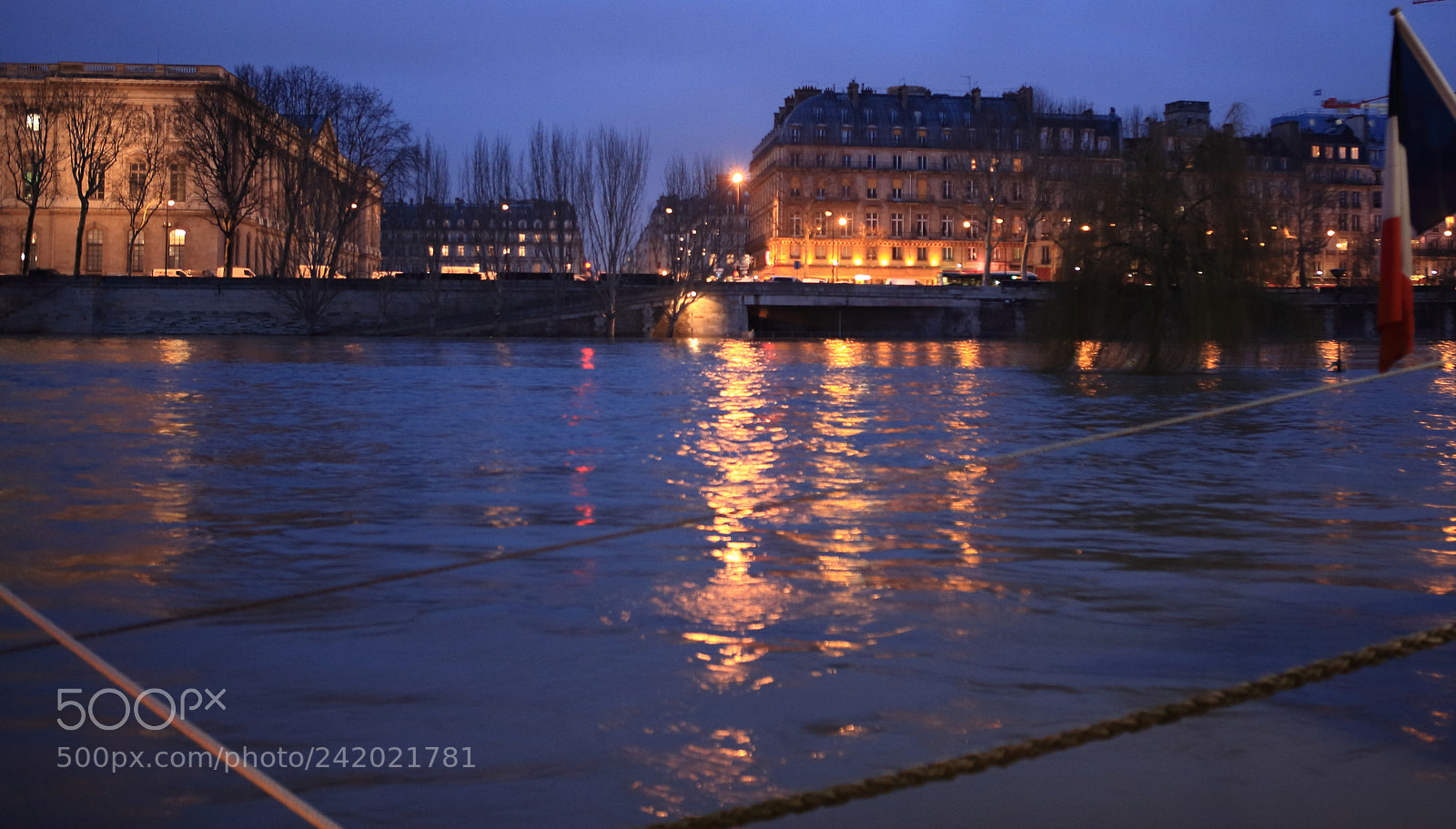 Canon EOS 5D sample photo. Nuit seine photography
