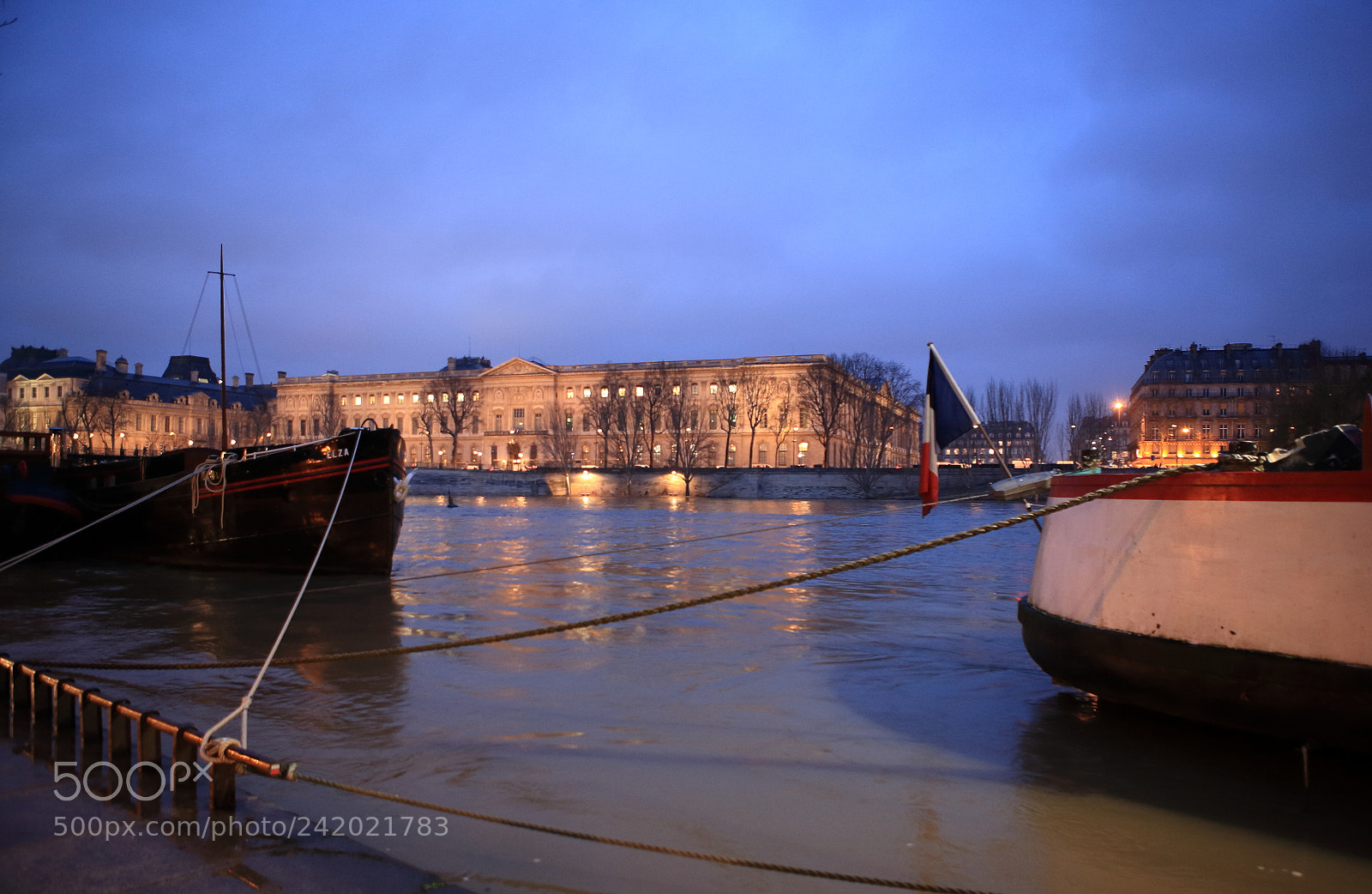 Canon EOS 5D sample photo. Nuit seine photography