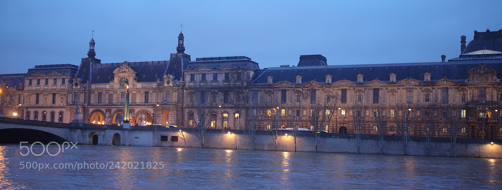 Canon EOS 5D sample photo. Nuit louvre photography