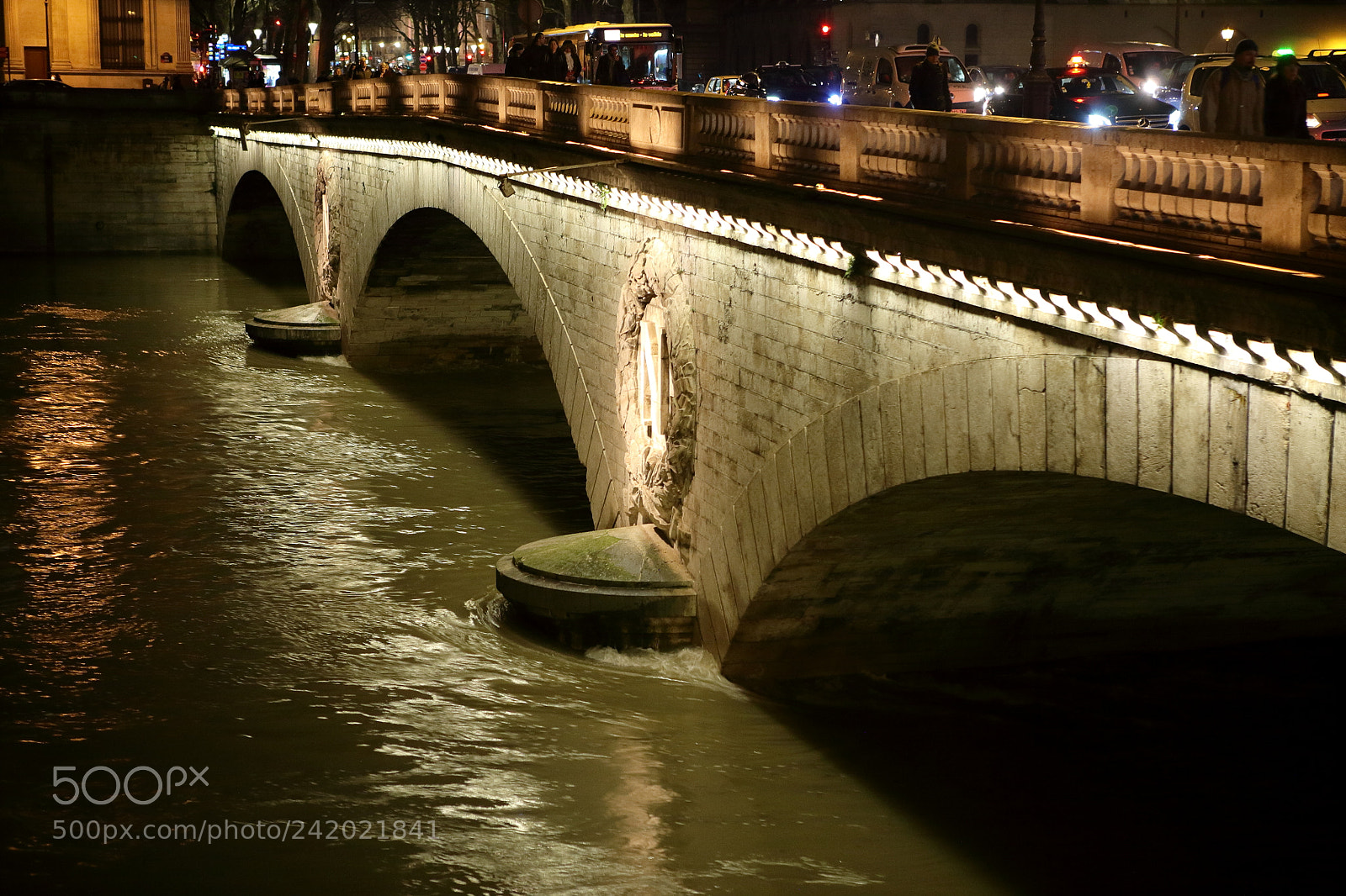 Canon EOS 5D sample photo. Nuit pont napoléon photography
