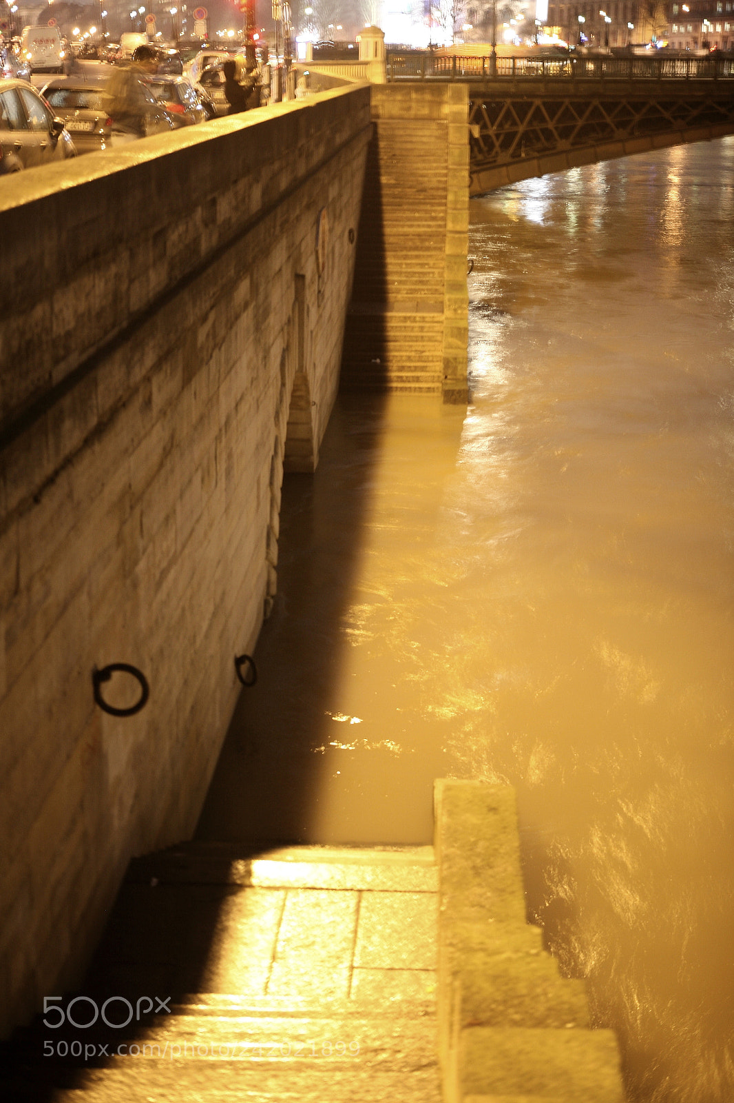 Canon EOS 5D sample photo. Nuit quai photography