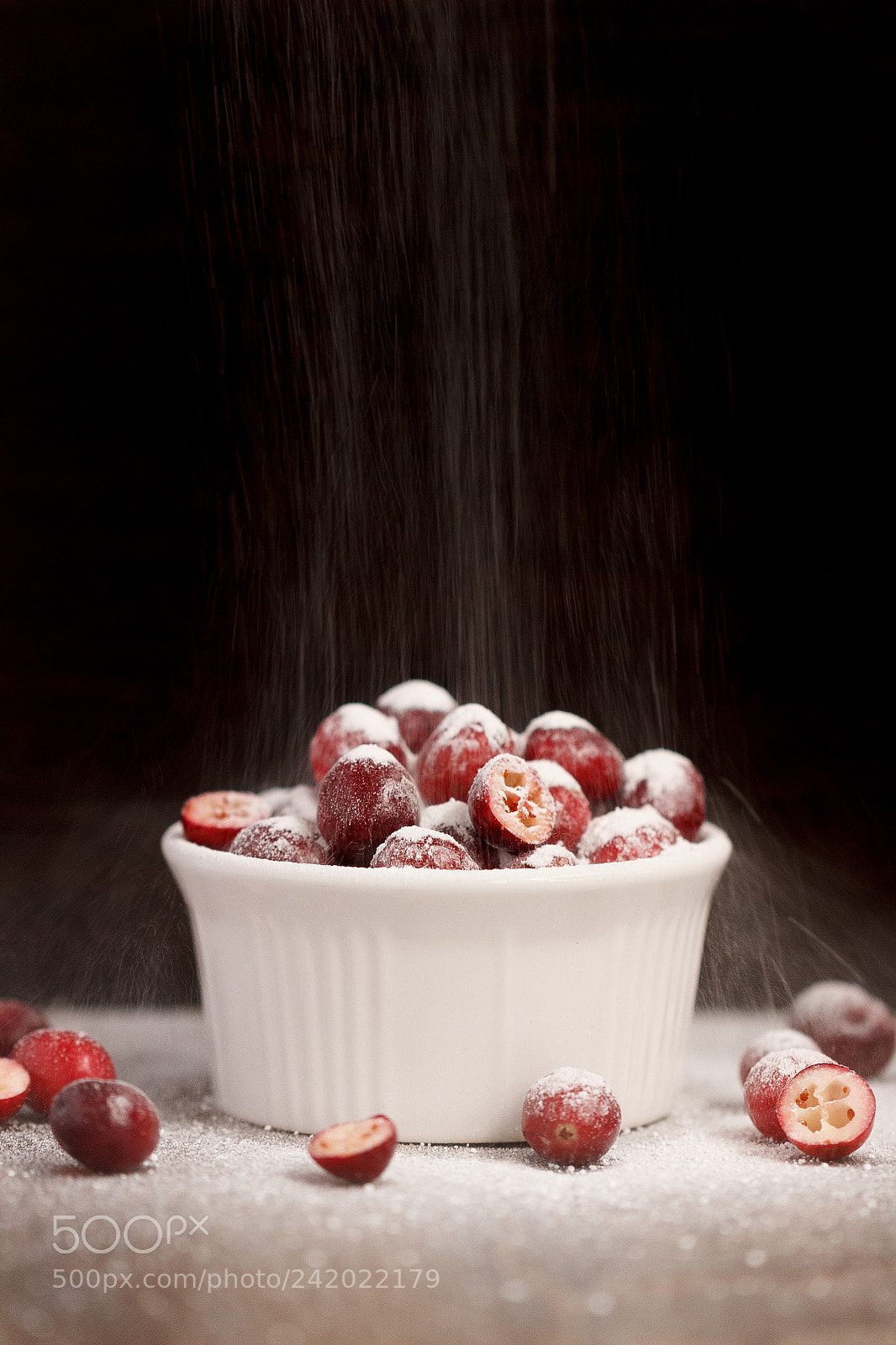 Canon EOS 1200D (EOS Rebel T5 / EOS Kiss X70 / EOS Hi) sample photo. Sugared cranberries photography