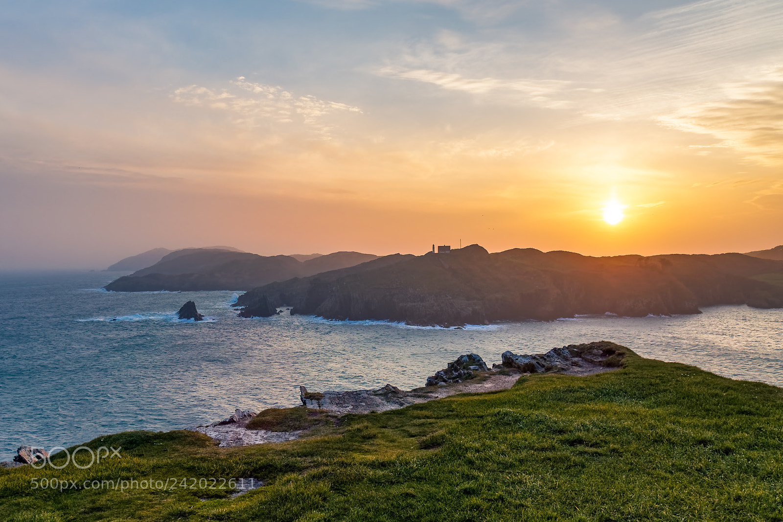 Olympus OM-D E-M1 sample photo. Irish sunset photography