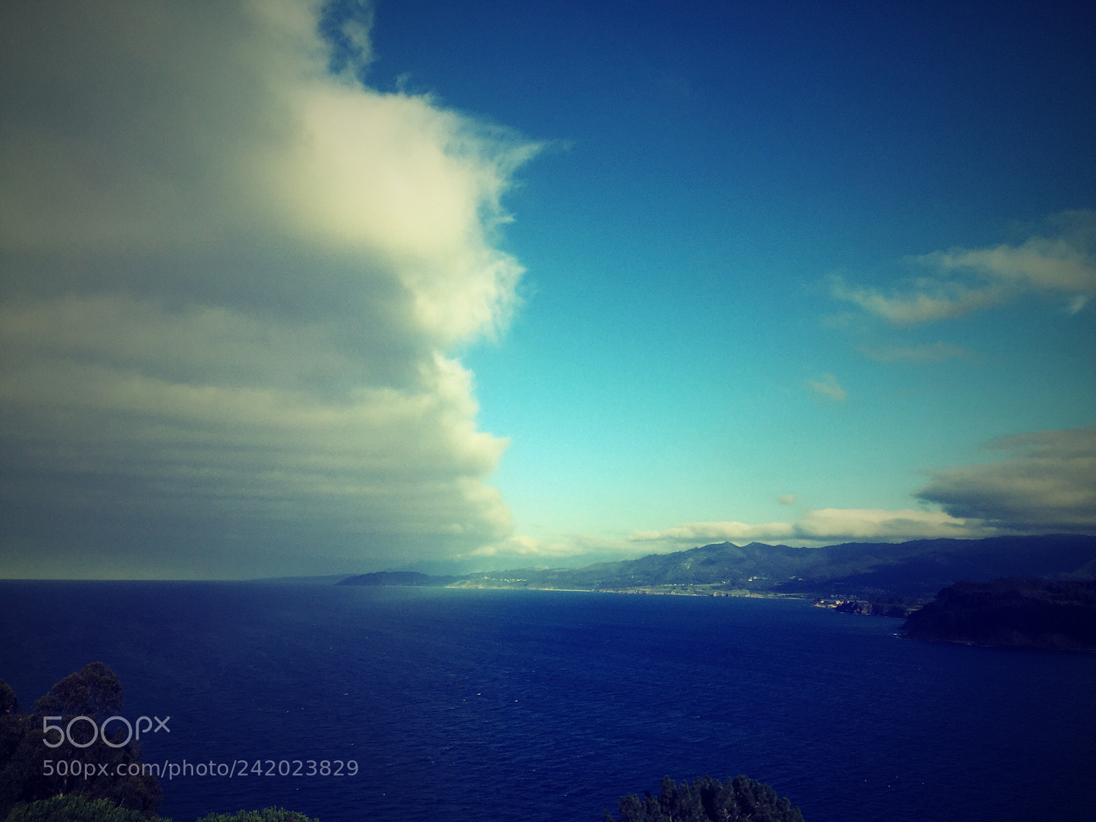 Apple iPhone 6 Plus sample photo. Temporal entrando en lastres photography