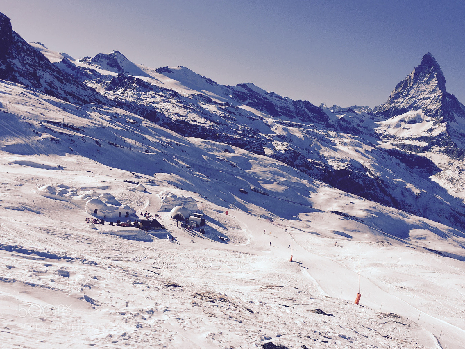 Apple iPhone 6 sample photo. Igloo area, zermatt, seitzerland photography