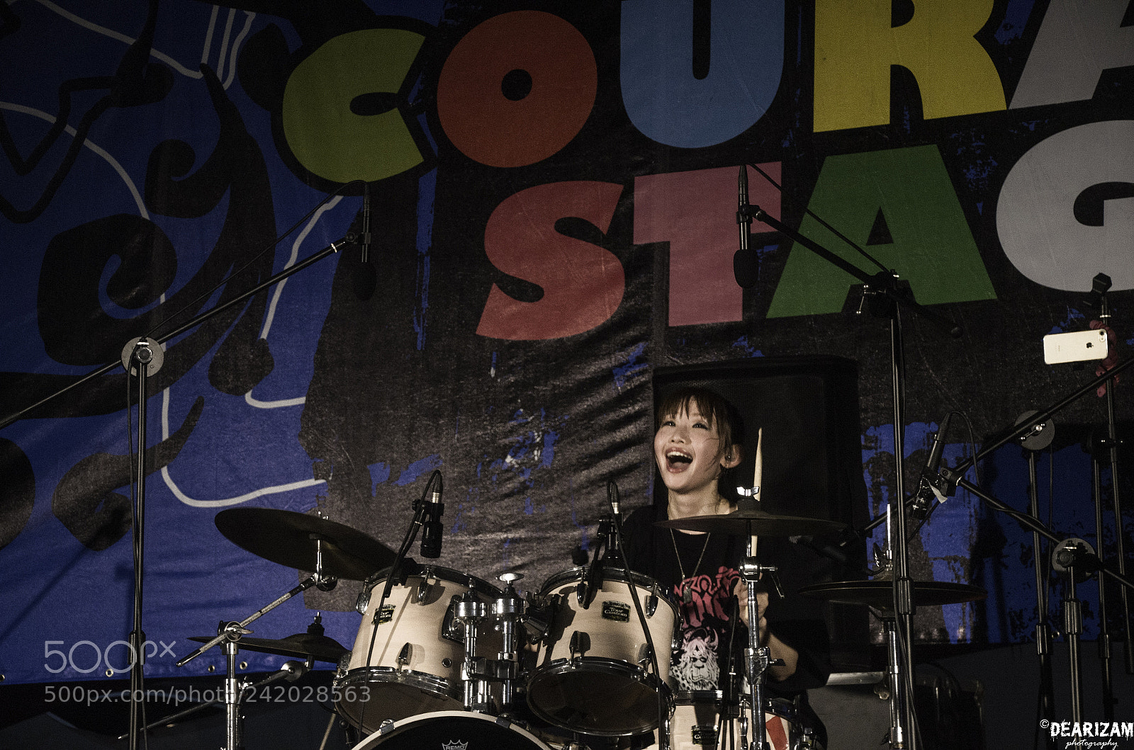 Pentax K-50 sample photo. Anarchy stone band from photography