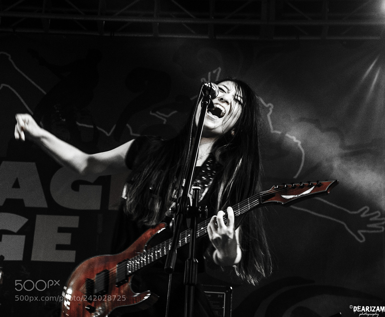 Pentax K-50 sample photo. Anarchy stone band from photography