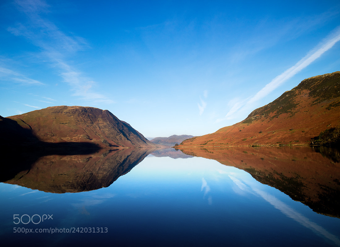 Canon EOS M3 sample photo. Crummock reflection photography