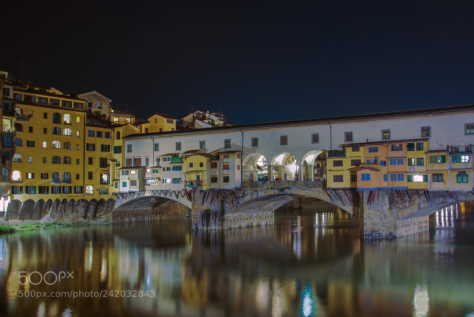 Pentax K10D sample photo. Ponte vecchio photography