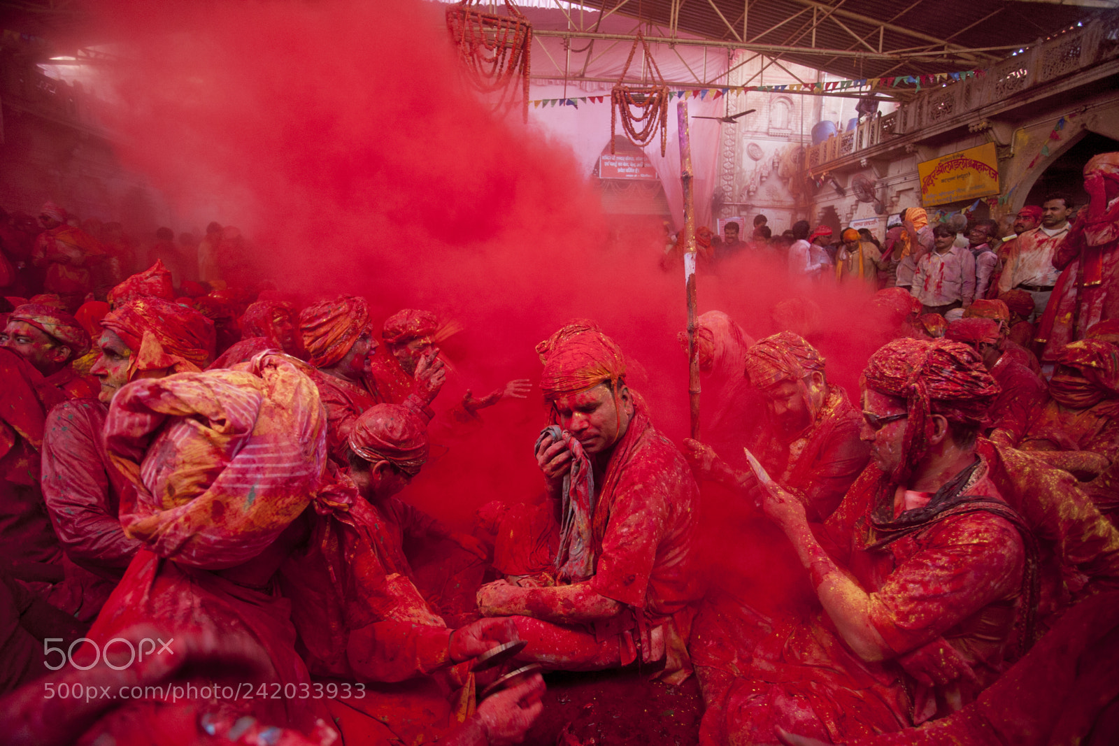 Canon EOS 5D sample photo. Holi festival, barsana, uttar photography