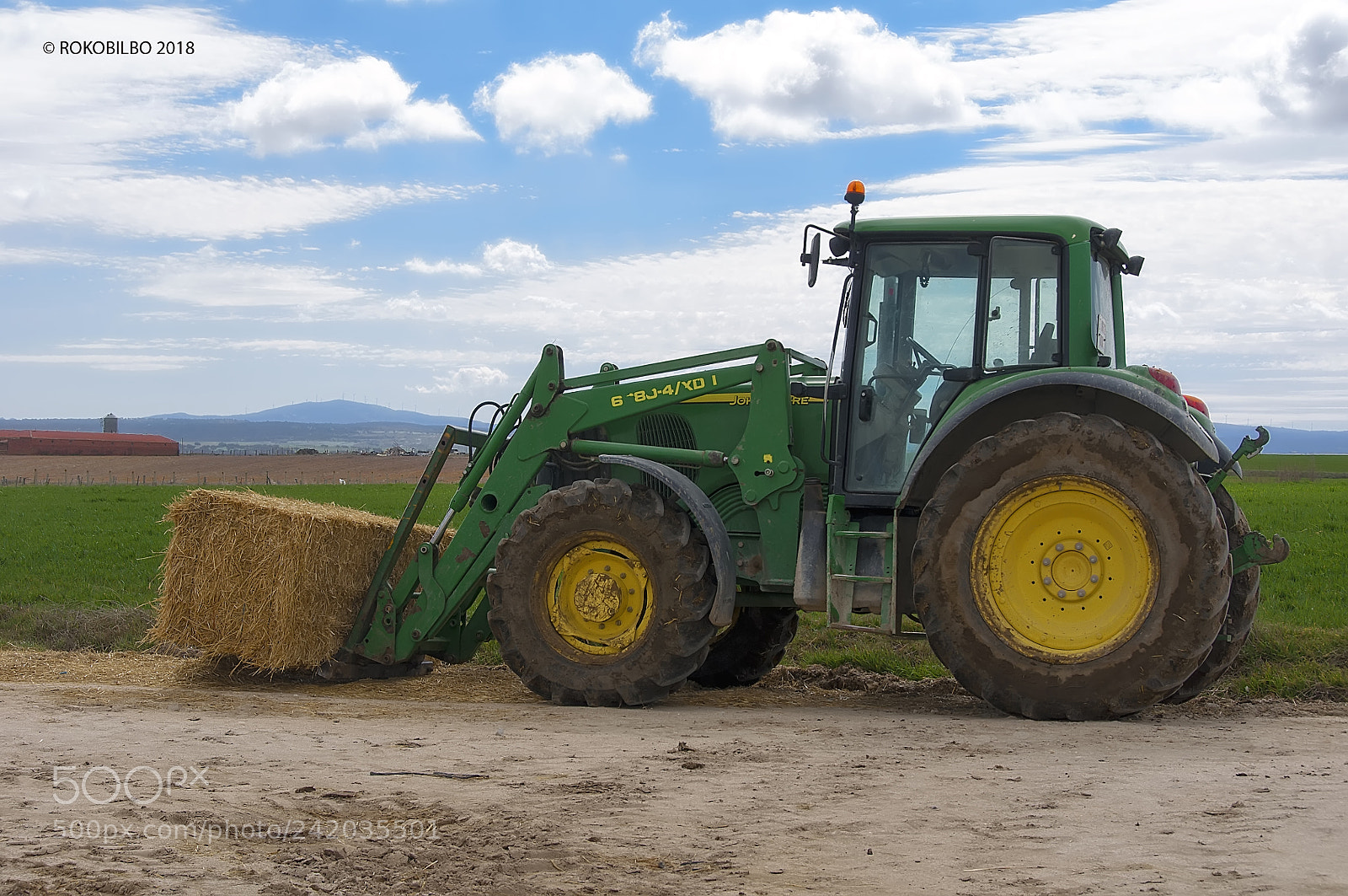 Nikon D90 sample photo. Tractor photography
