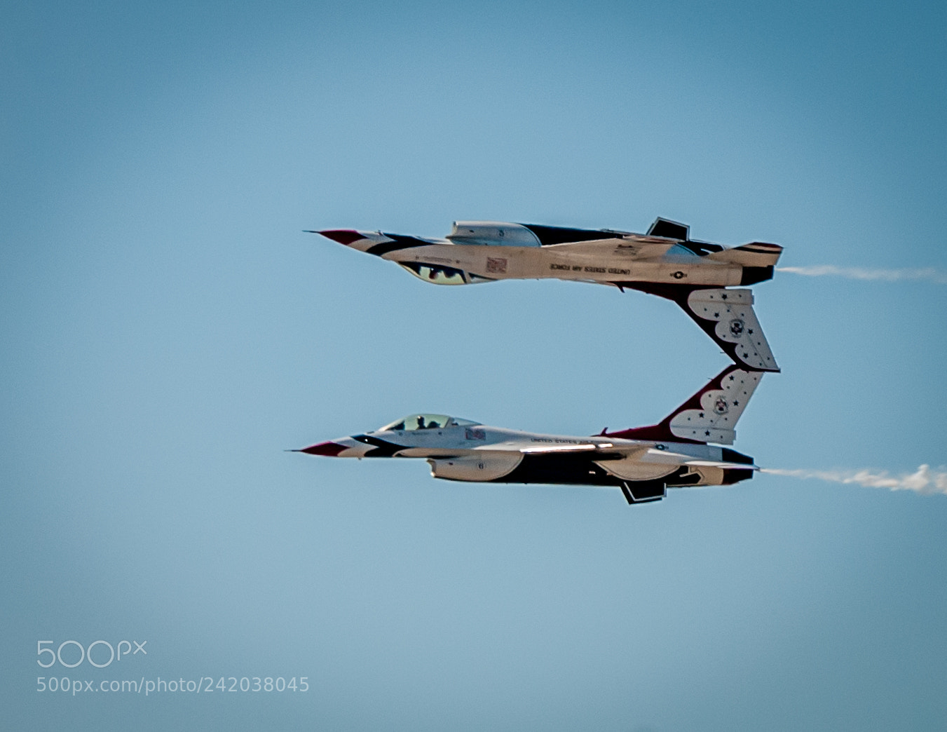 Nikon D300 sample photo. Thunderbirds - air force photography
