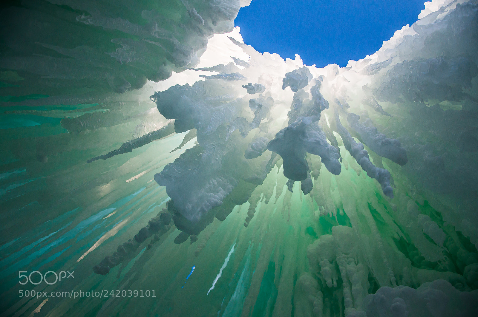 Nikon D90 sample photo. Ice vortex photography