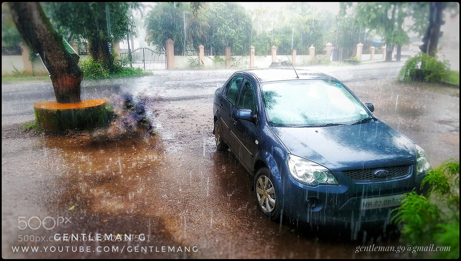 HTC ONE M8 sample photo. The rains during travel. photography