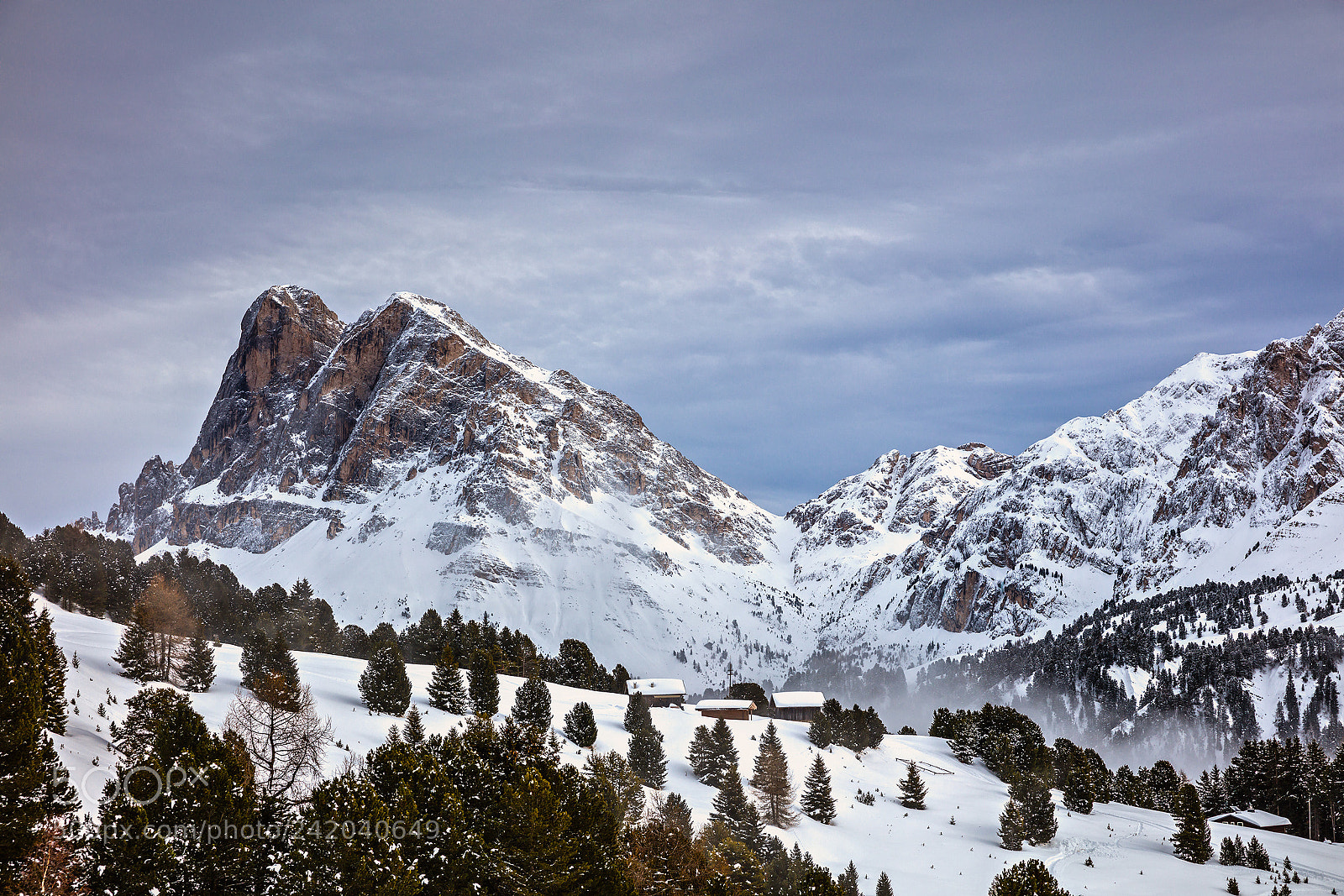Canon EOS 5DS sample photo. Peitlerkofel winter photography