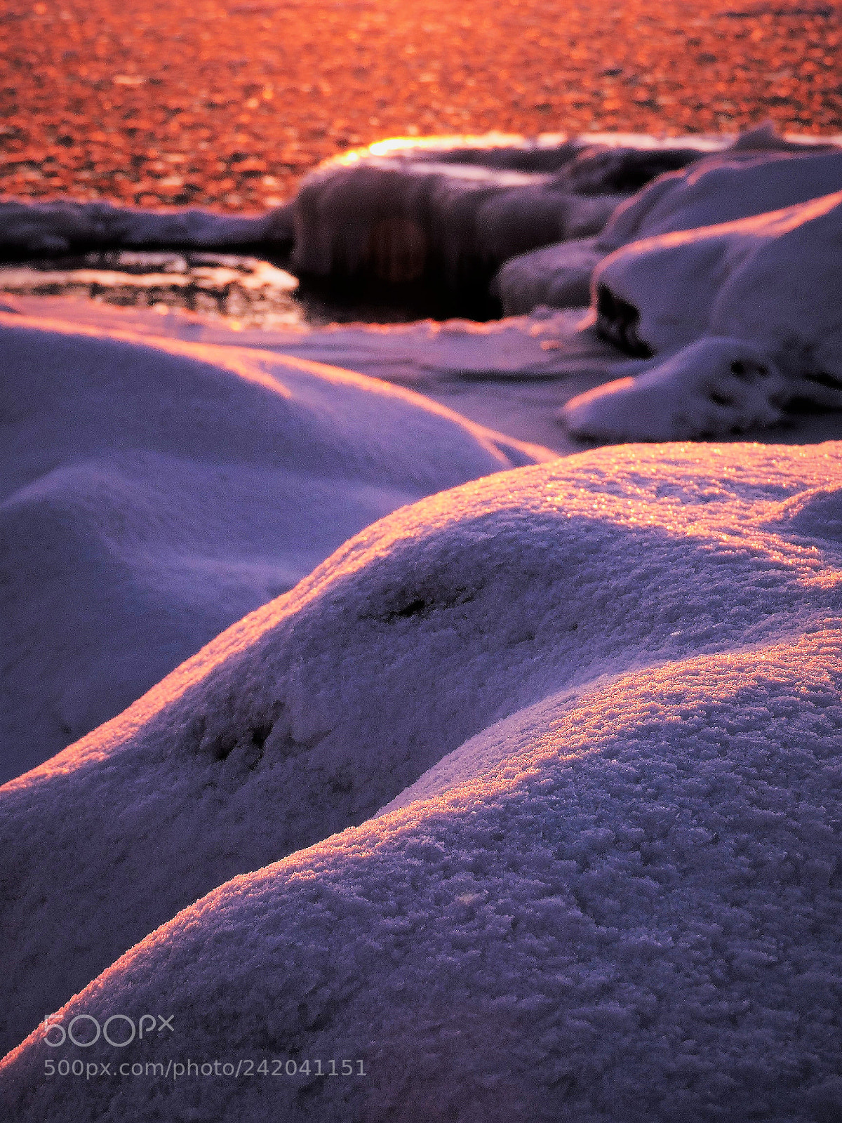 Nikon Coolpix P600 sample photo. Frozen rocks. photography