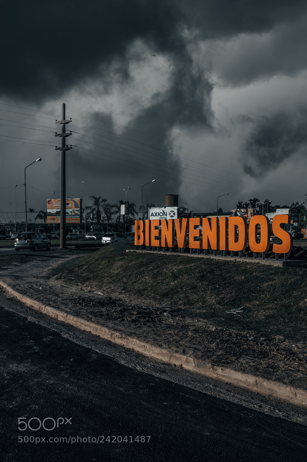 Nikon D3200 sample photo. Cartel bienvenidos photography