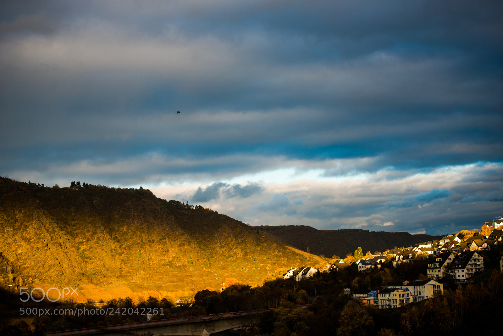 Nikon D800 sample photo. Mosel valley at sunset photography