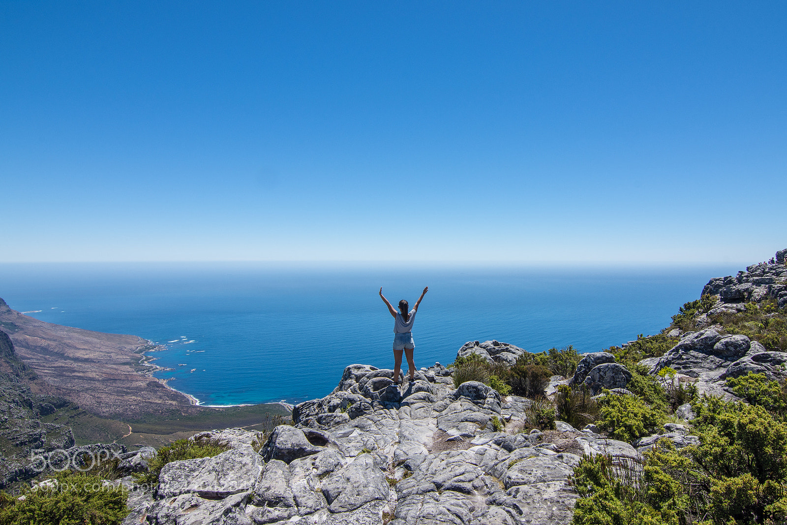 Nikon D7200 sample photo. Top of table mountain. photography