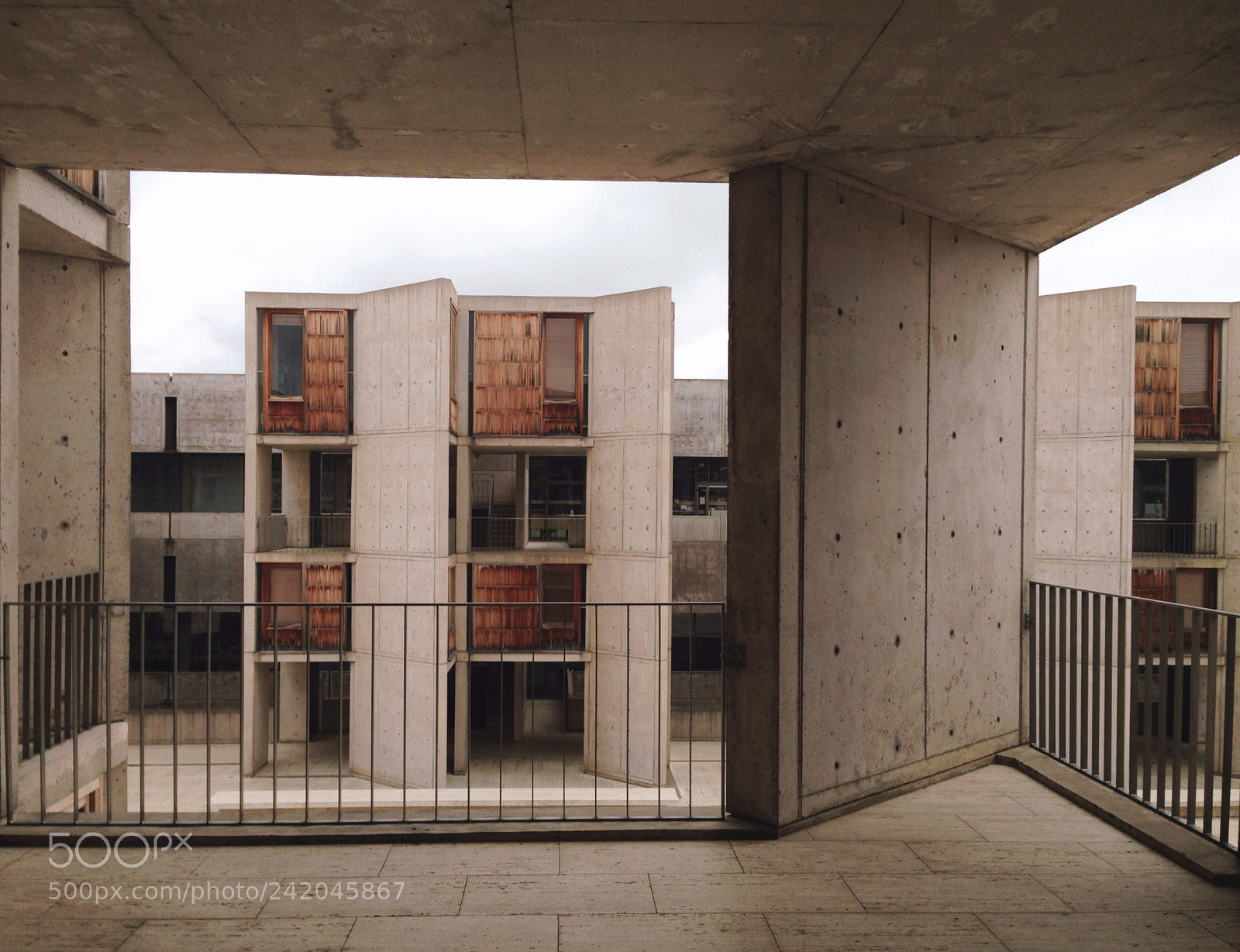 Apple iPhone 5 sample photo. Salk institute | louis kahn | photography