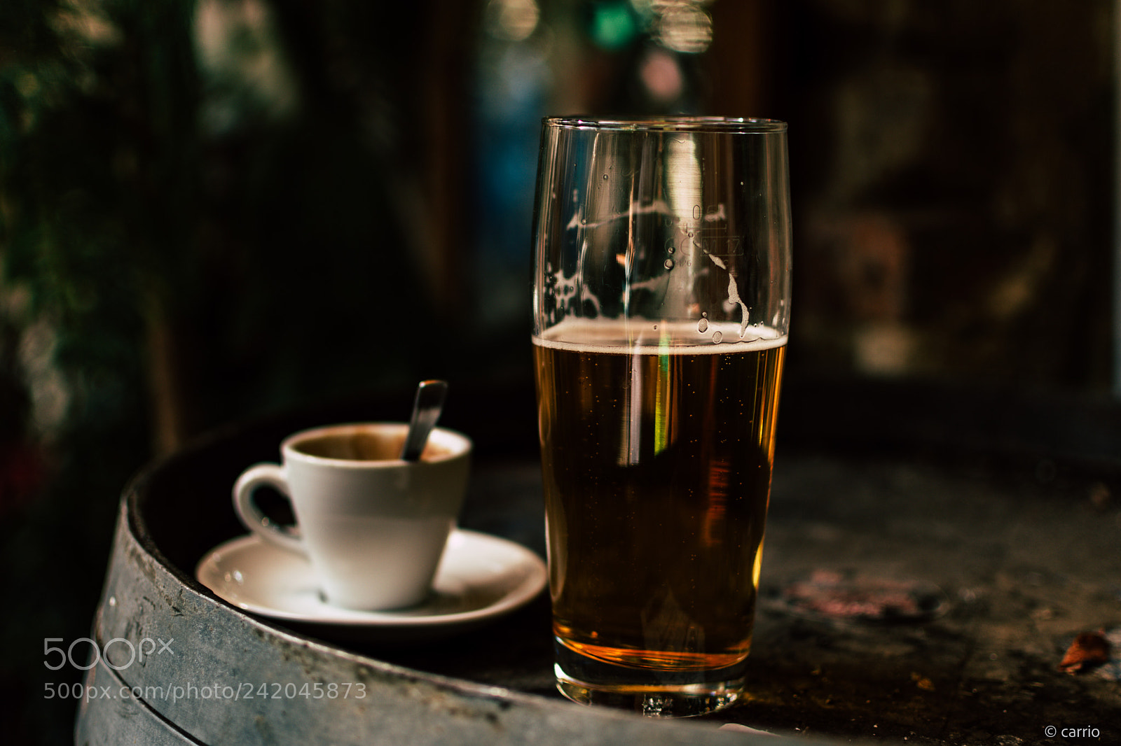 Nikon D5500 sample photo. Coffee and beer photography