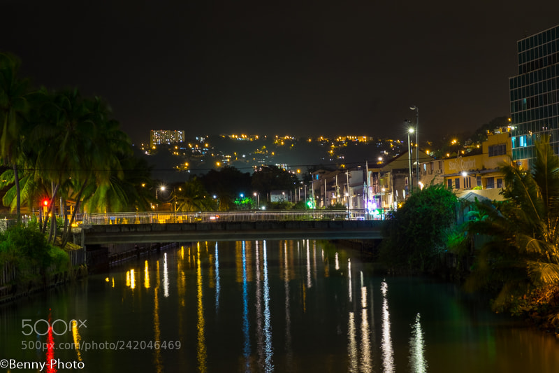 Fujifilm X-T10 sample photo. Canal de nuit photography